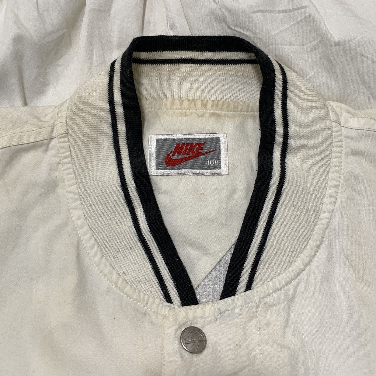 Nike Vintage Nike Chris Webber Lightweight Varsity Jacket Size US L / EU 52-54 / 3 - 7 Thumbnail
