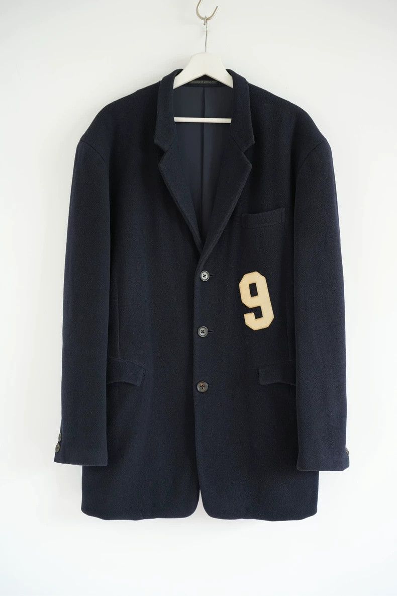 Yohji Yamamoto Yohji Yamamoto size m 87aw number "9" wool blazer Size 36R - 1 Thumbnail