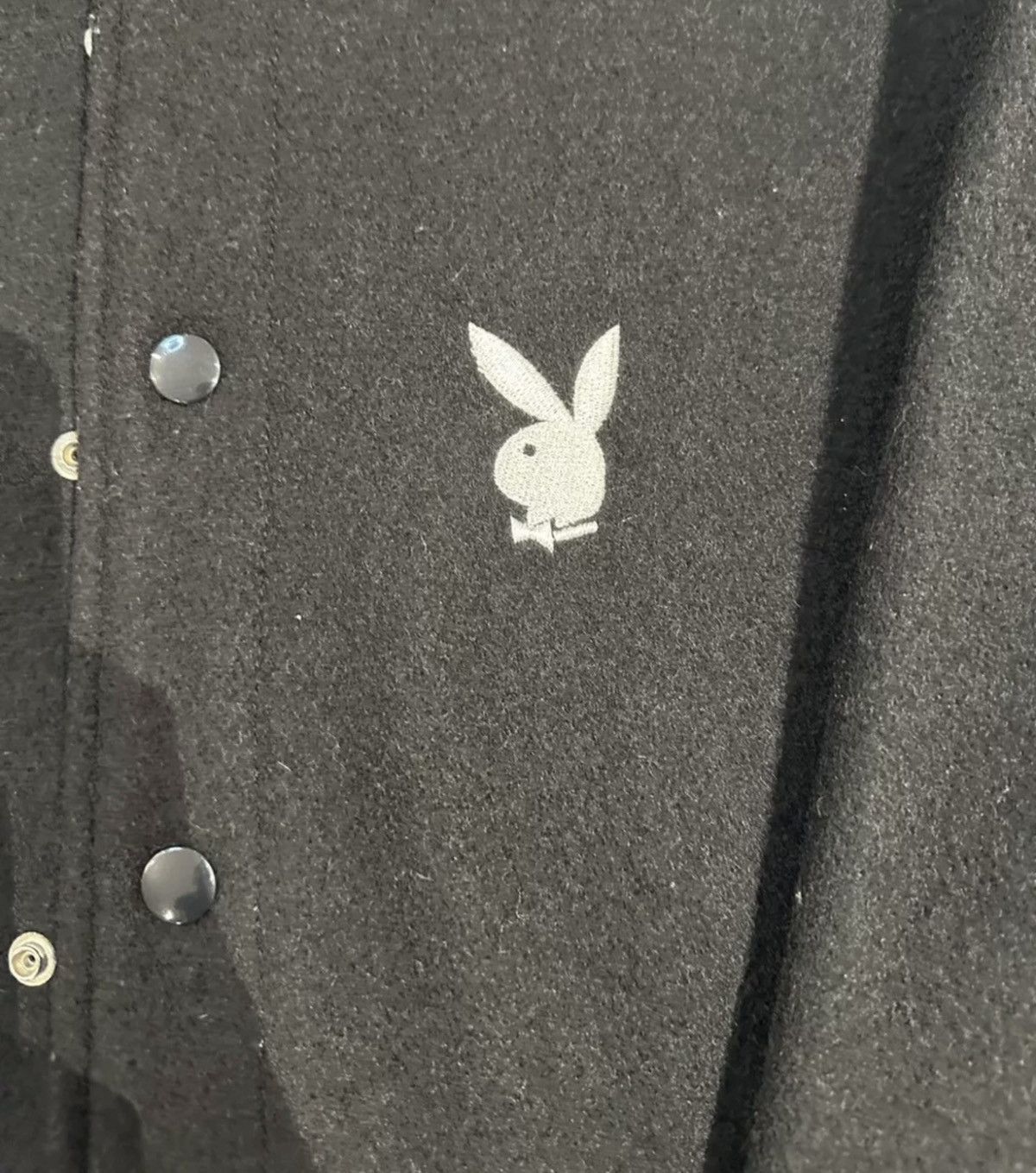 Playboy × Supreme Supreme playboy varsity jacket black Size US M / EU 48-50 / 2 - 6 Thumbnail