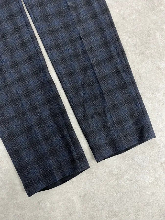 Gucci 2000s Gucci Navy Checkered Tailored Pants Size US 34 / EU 50 - 10 Thumbnail