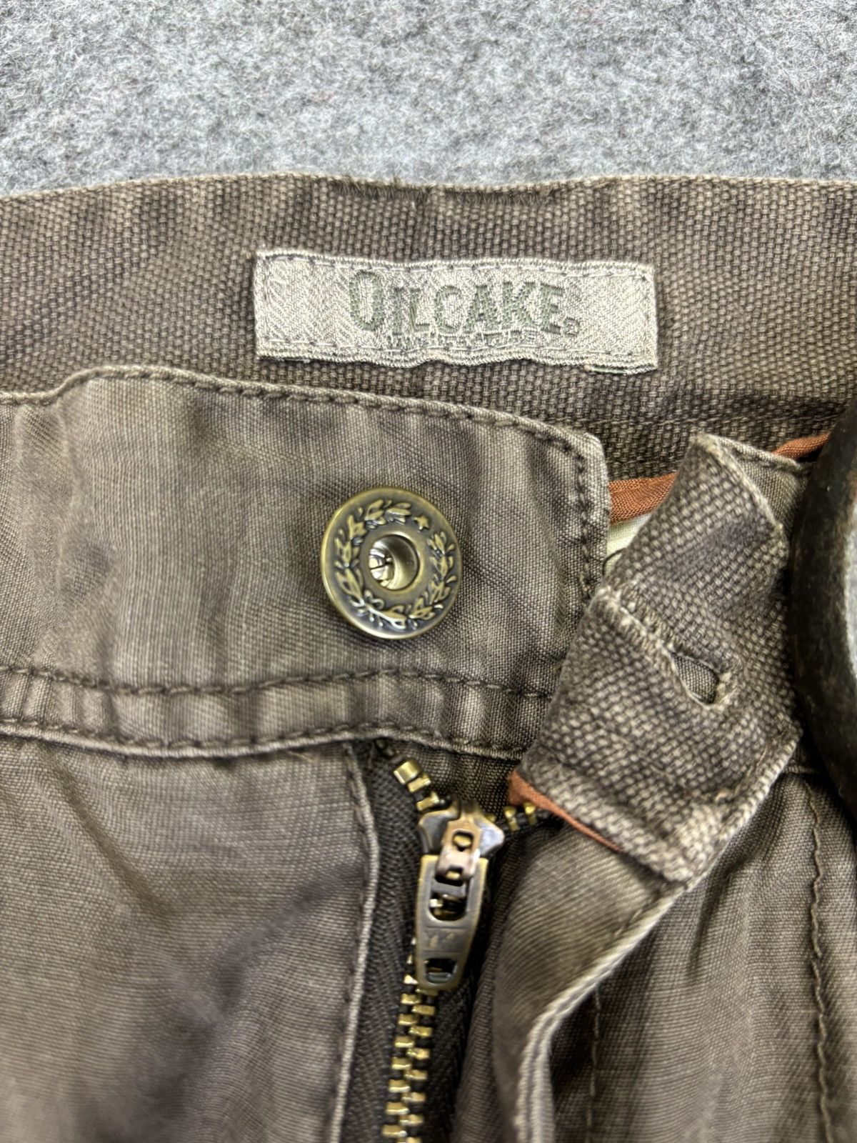 Japanese Brand 💥Flare Cargo💥Oil Cake Hybrid Cargo Pant F900 Size US 31 - 8 Thumbnail