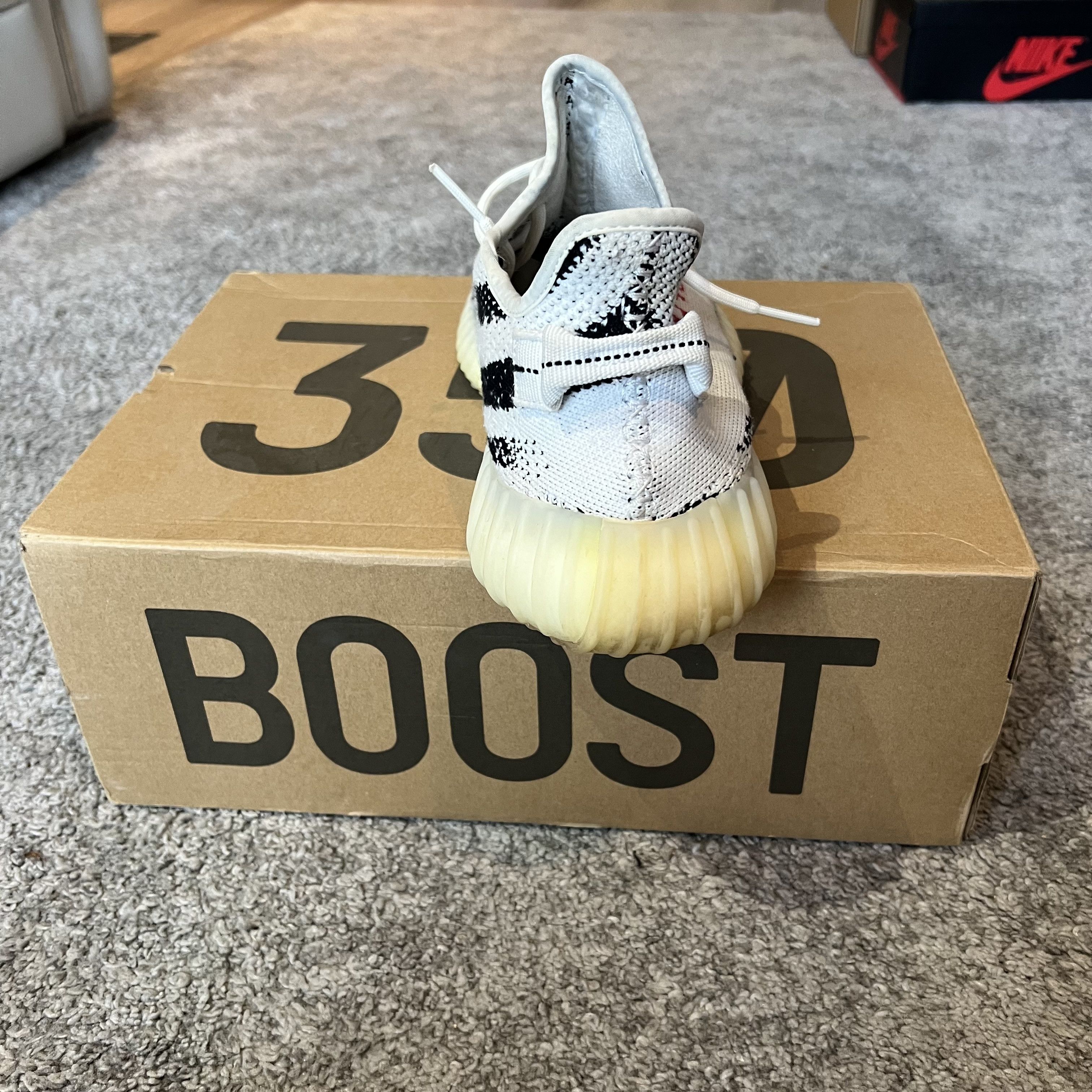Adidas Yeezy Boost 350 V2 Zebra Size US 14 / EU 47 - 12 Thumbnail