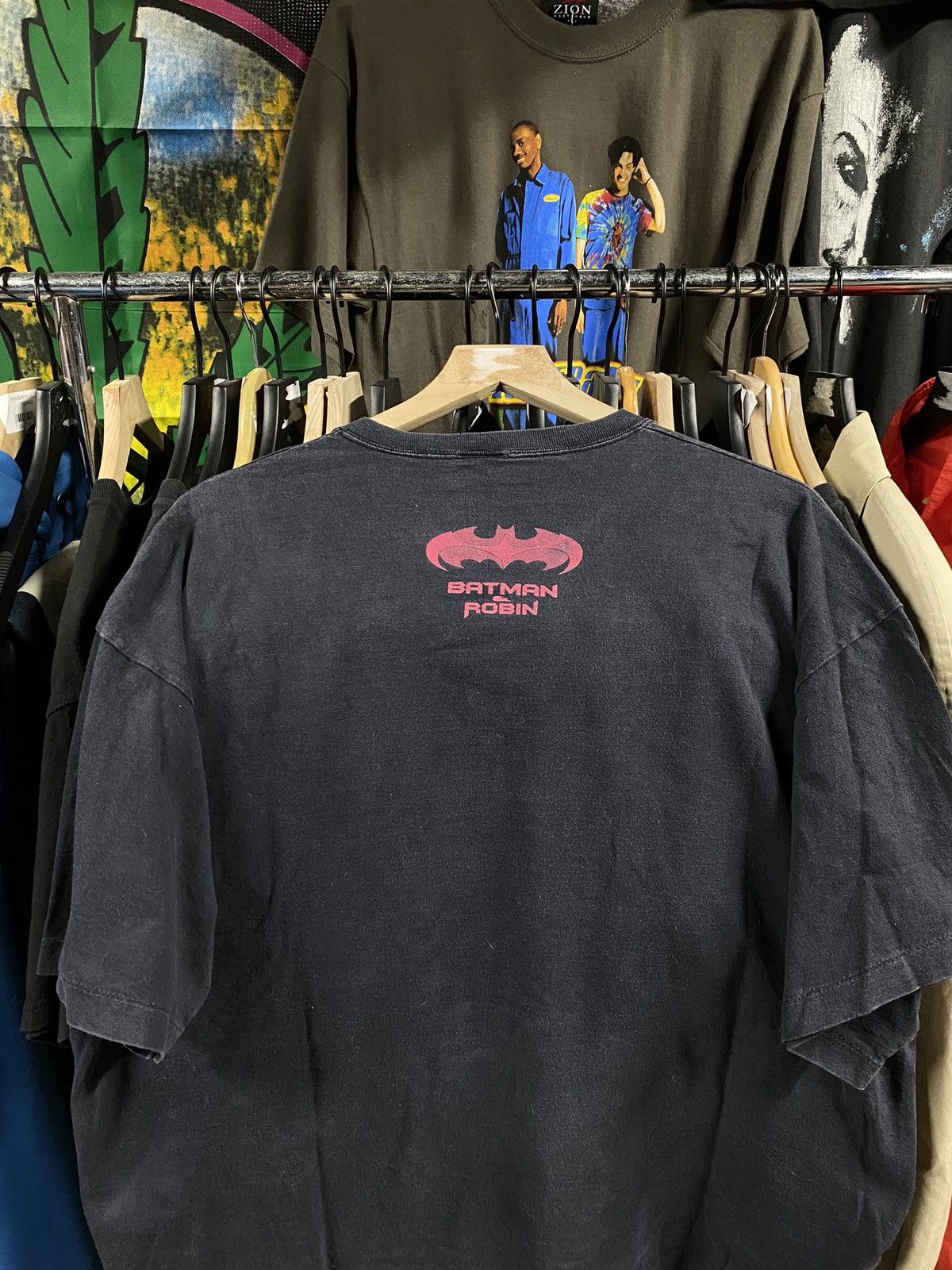 Vintage 90’s Vintage Batman & Robin Movie Promo Tee Shirt XLarge Size US XXL / EU 58 / 5 - 4 Thumbnail
