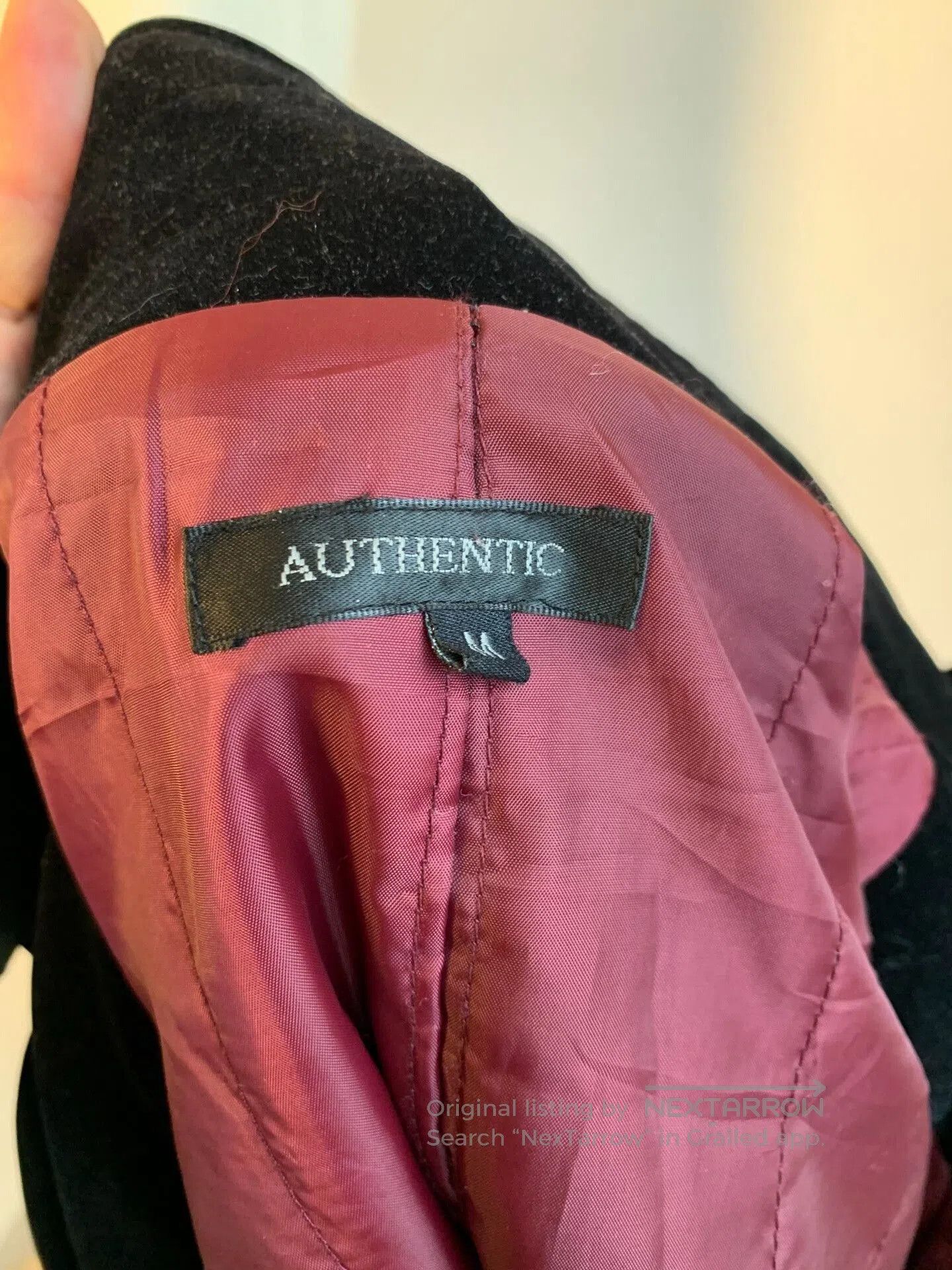 Other Black Velvet Lobster Clasp Jacket. Size US M / EU 48-50 / 2 - 7 Thumbnail