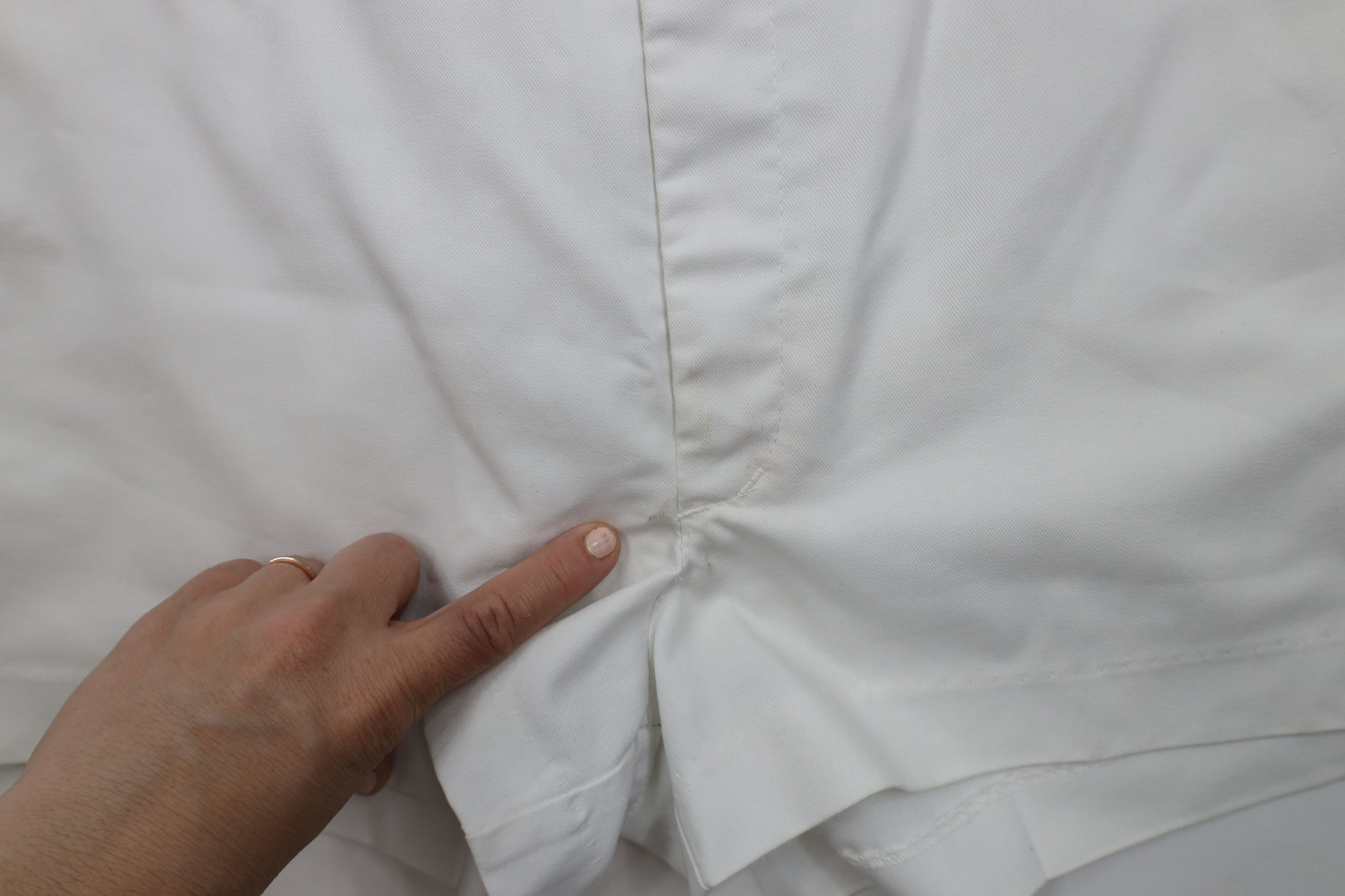 Vintage Vintage 70s Streetwear Above Knee Chino Shorts White USA Size US 36 / EU 52 - 5 Thumbnail