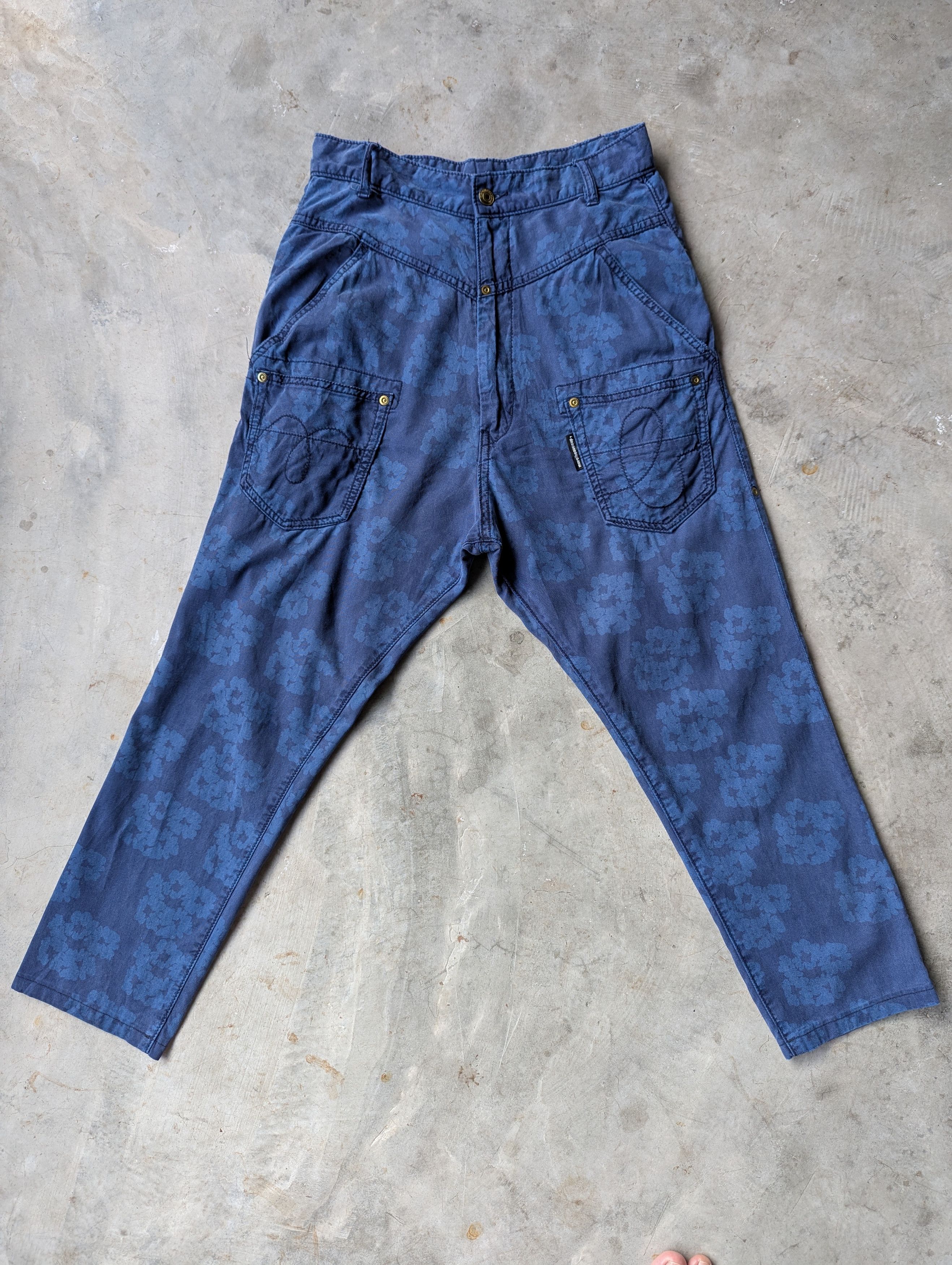 mercibeaucoup Mercibeaucoup Denim Tears Inspired Ballon High Waist Pants Size 28" / US 6 / IT 42 - 1 Thumbnail