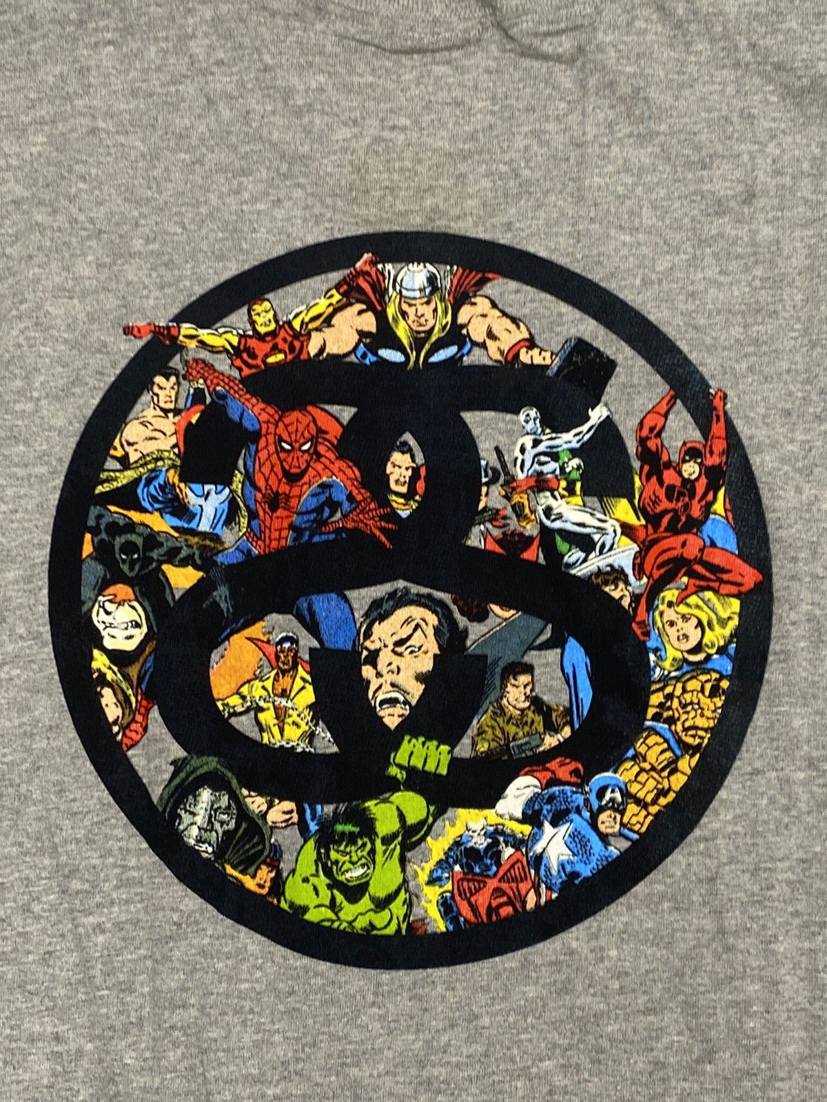Stussy Stüssy x Marvel World Tour T-shirt, size XL, gray, new Size US XL / EU 56 / 4 - 8 Thumbnail