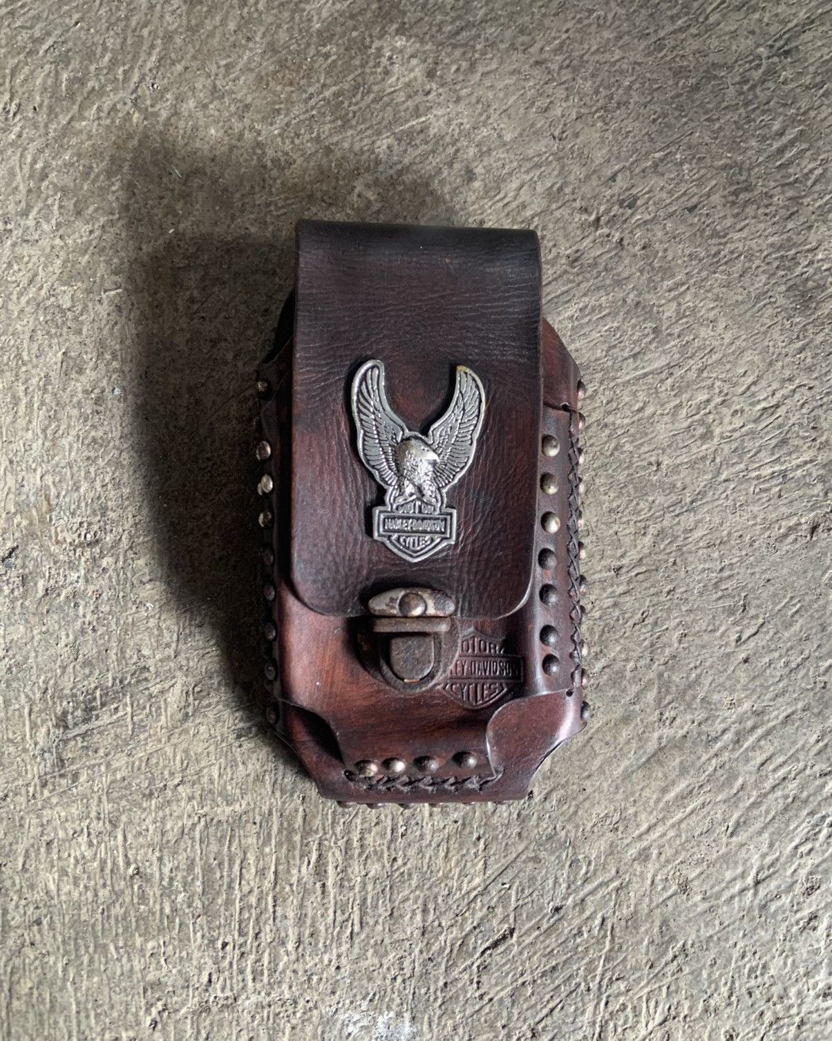 Harley Davidson × Vintage Rare Vintage Harley Davidson Leather For Belt Wallets Size US XS / EU 42 / 0 - 1 Thumbnail