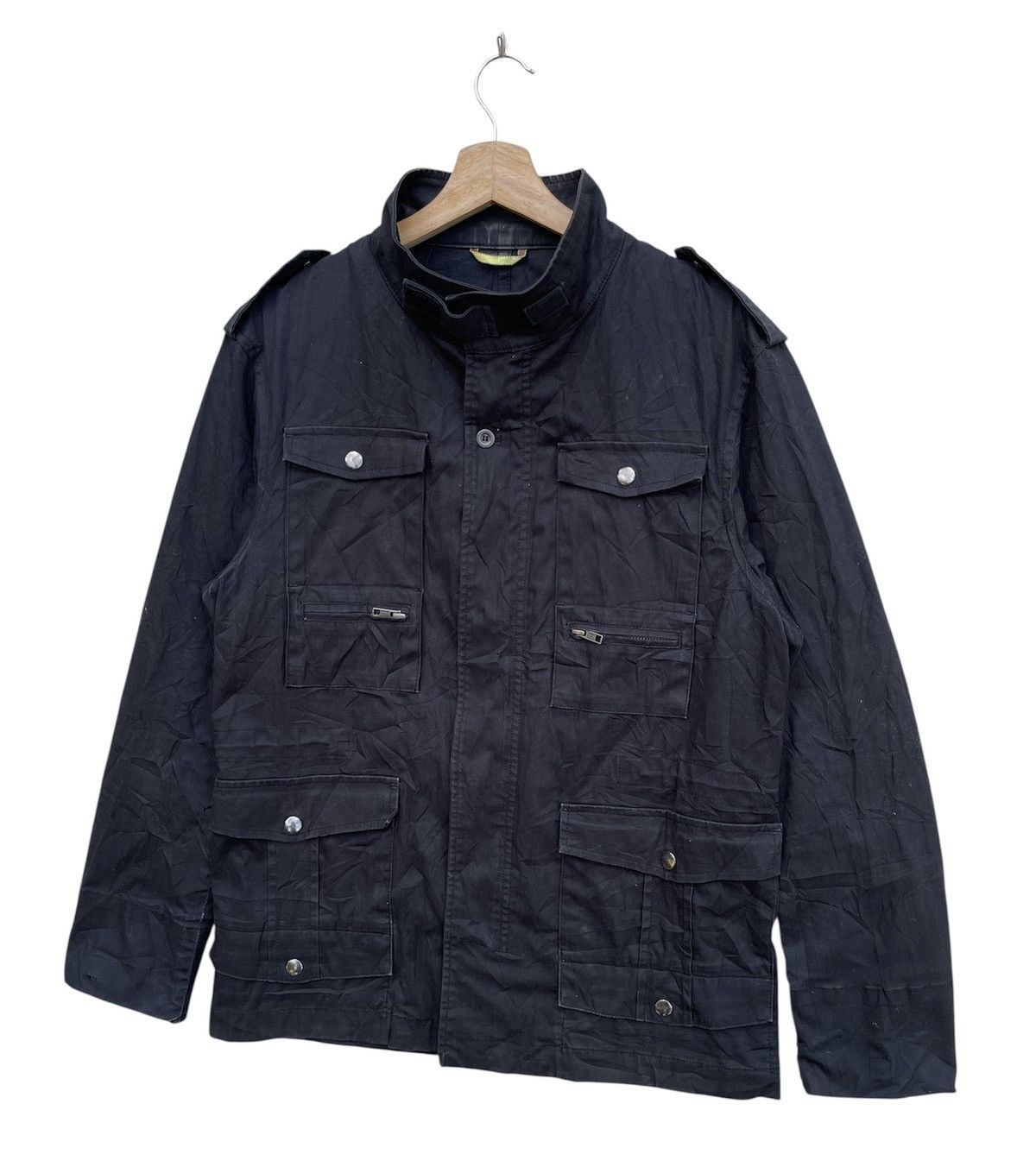 Takeo Kikuchi 🔥Accept Binding Offer🔥 Takeo Kikuchi Black Military Jacket Size US M / EU 48-50 / 2 - 2 Thumbnail