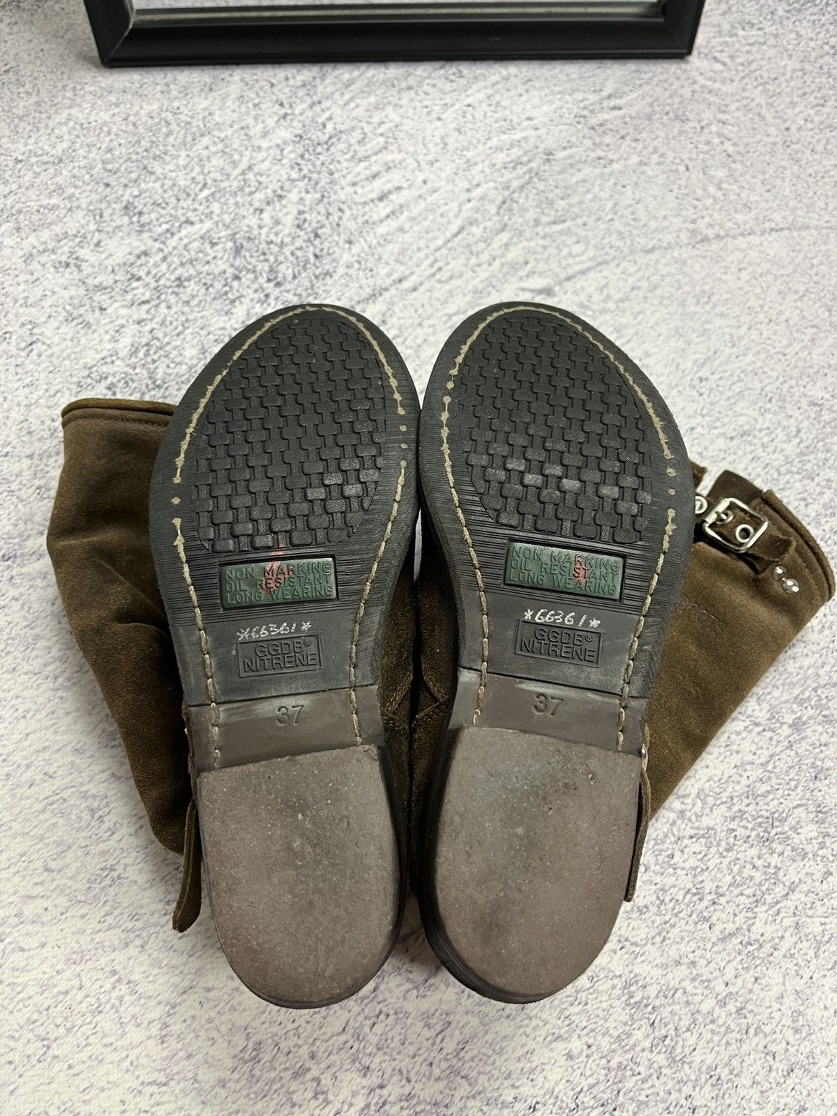 Golden Goose Golden Goose DB Brown Suede Racing Biker Moto Boots Rare Y2K Size US 7 / IT 37 - 20 Thumbnail