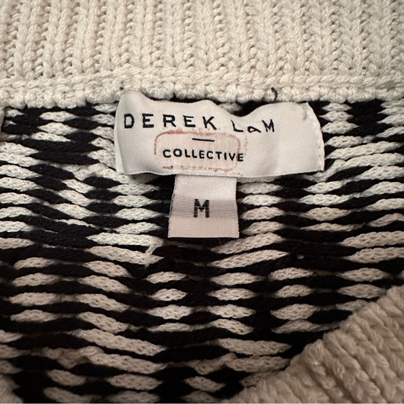 Derek Lam 10 Crosby RTR Derek Lam 10 Crosby Swayer Intarsia Long Sleeve Sweater Size M / US 6-8 / IT 42-44 - 7 Thumbnail