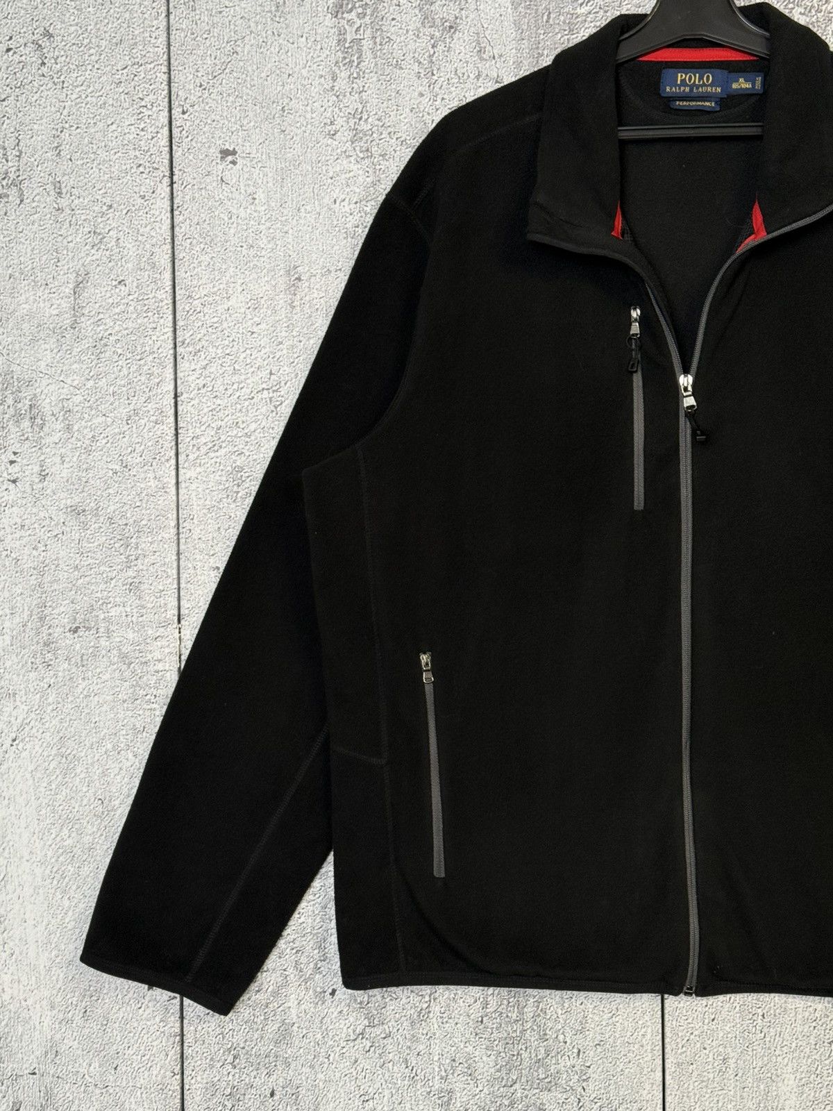 Polo Ralph Lauren Polo Ralph Lauren Performance Black Full Zip Fleece Jacket Size US XL / EU 56 / 4 - 8 Thumbnail