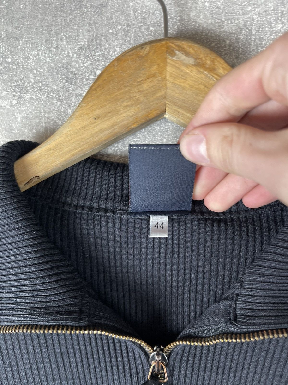 Dolce & Gabbana Dolce Gabbana D&G 90s Ribbed Zip Cardigan Sweater Black Size M / US 6-8 / IT 42-44 - 10 Thumbnail
