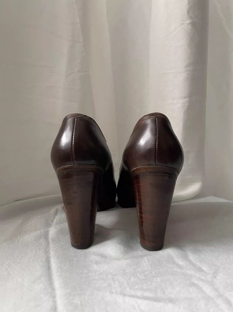 Comme des Garcons Comme des Garçons Medieval women's brown leather high-heele Size US 6 / IT 36 - 6 Thumbnail