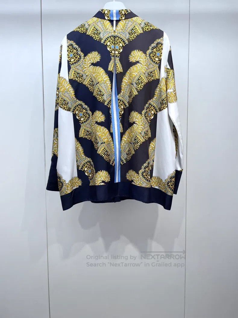Hermes Hermes Printed Silk Shirt Size M / US 6-8 / IT 42-44 - 2 Thumbnail