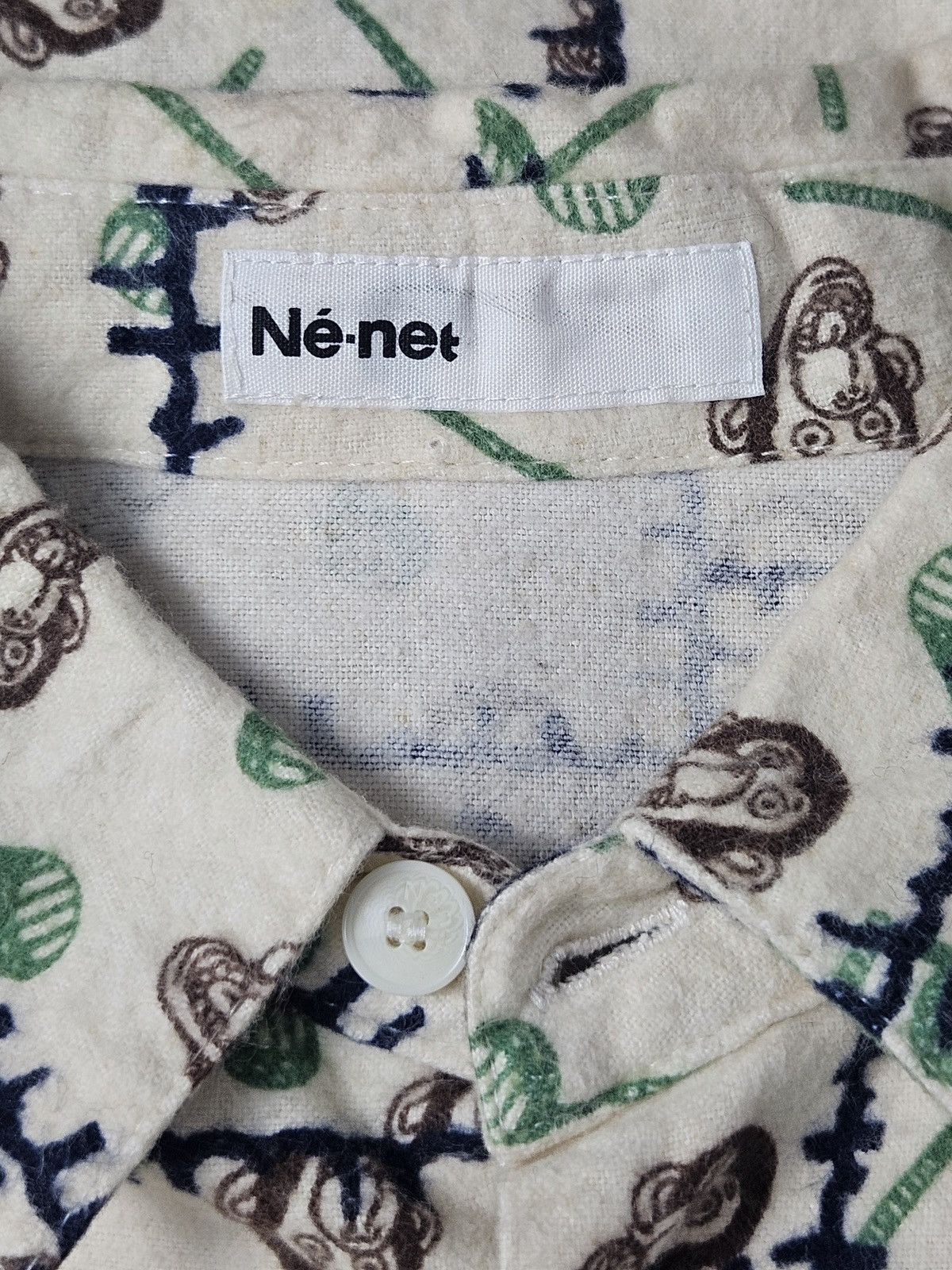 Ne-Net Ne-Net button down monkey shirt Size US XL / EU 56 / 4 - 4 Thumbnail