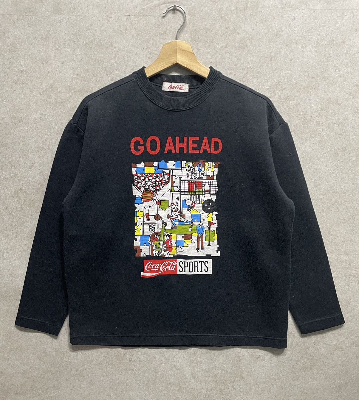 Coca Cola × Japanese Brand × Vintage Vintage Coca-Cola Sports Go Ahead Made in Japan Size US L / EU 52-54 / 3 - 1 Thumbnail