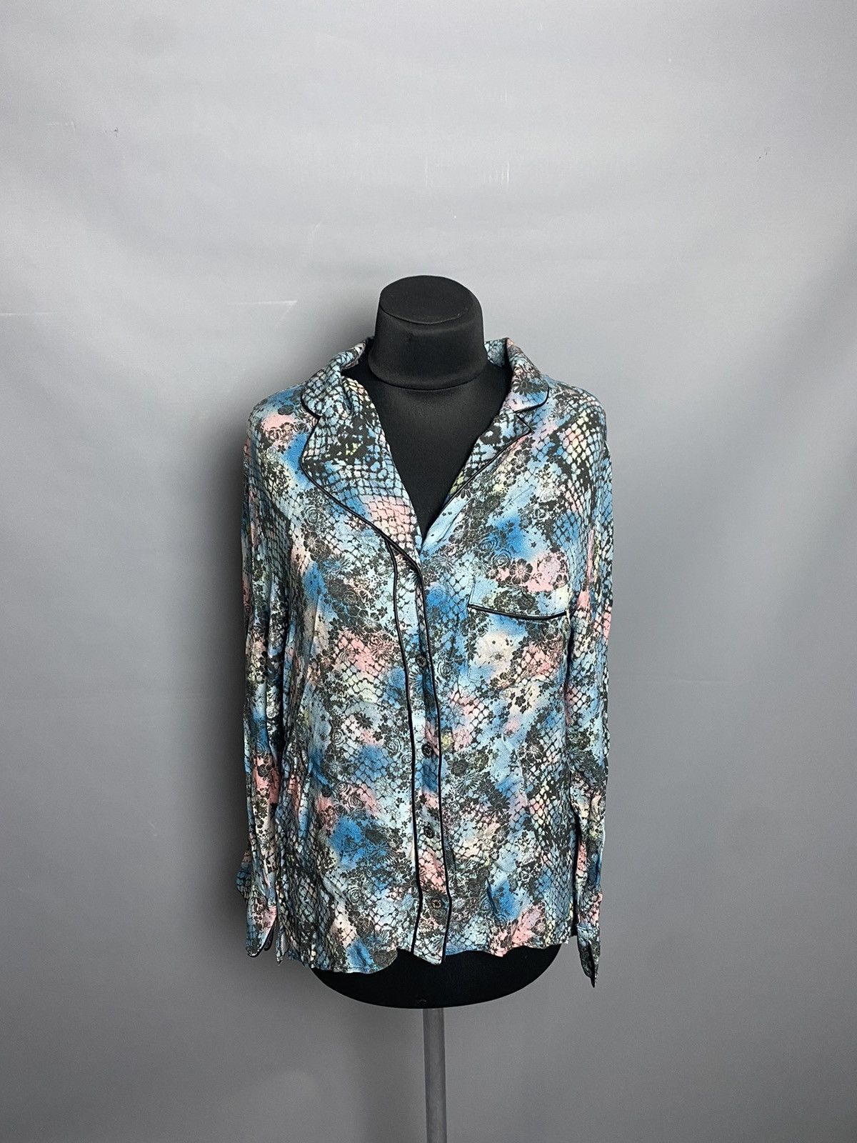 Zadig & Voltaire ZADIG & VOLTAIRE Tacha Button Down Shirt Snakeskin Women's L Size L / US 10 / IT 46 - 2 Thumbnail