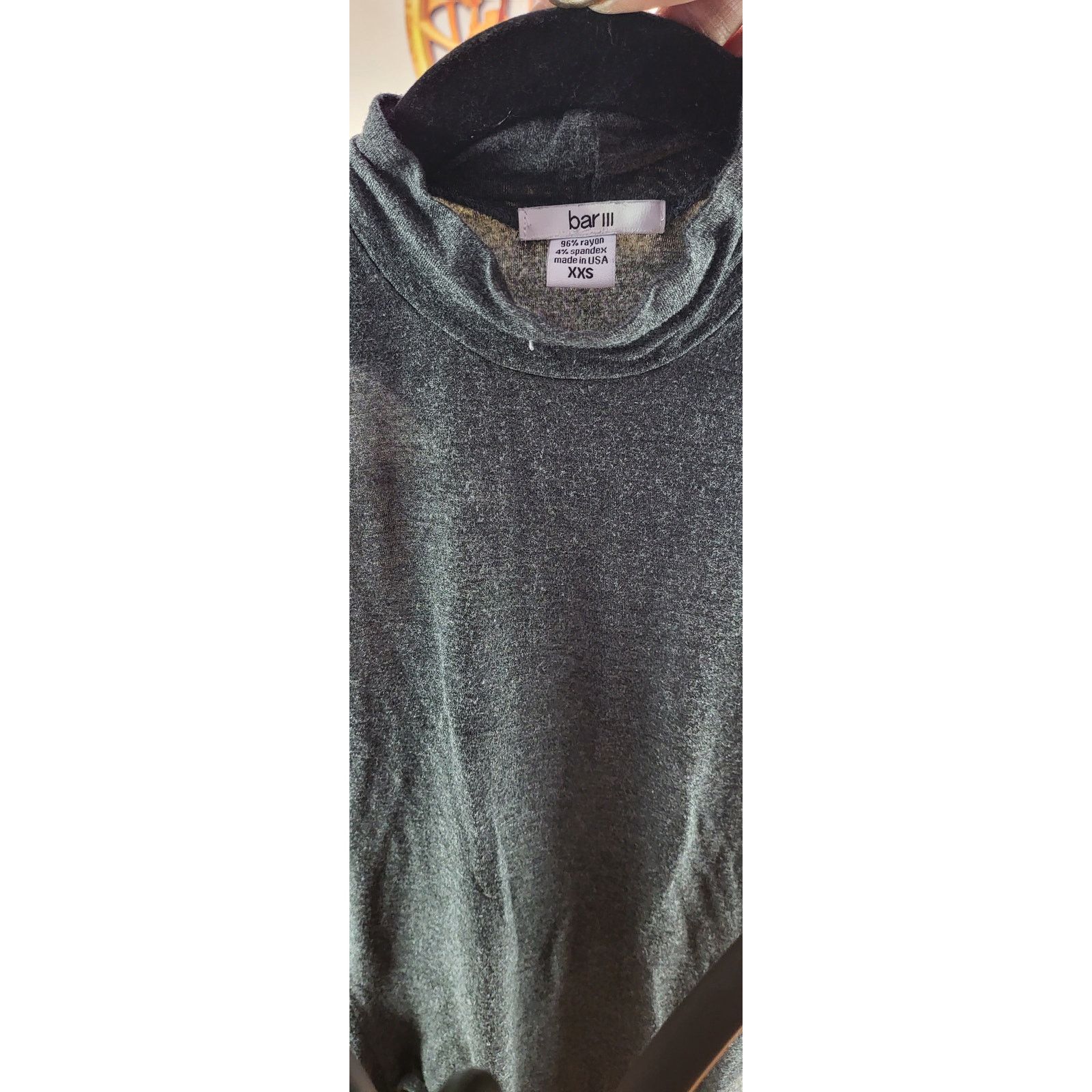 Bar III Gray Sleeveless Top Bodysuit Size XXS Size XXS / US 00 / IT 34 - 4 Thumbnail