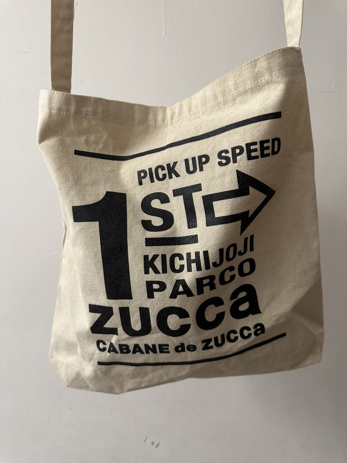 CABANE de ZUCCa × Issey Miyake Zucca By Issey Miyake Heavy Cotton Recycle Shoulder Bag Size ONE SIZE - 2 Thumbnail