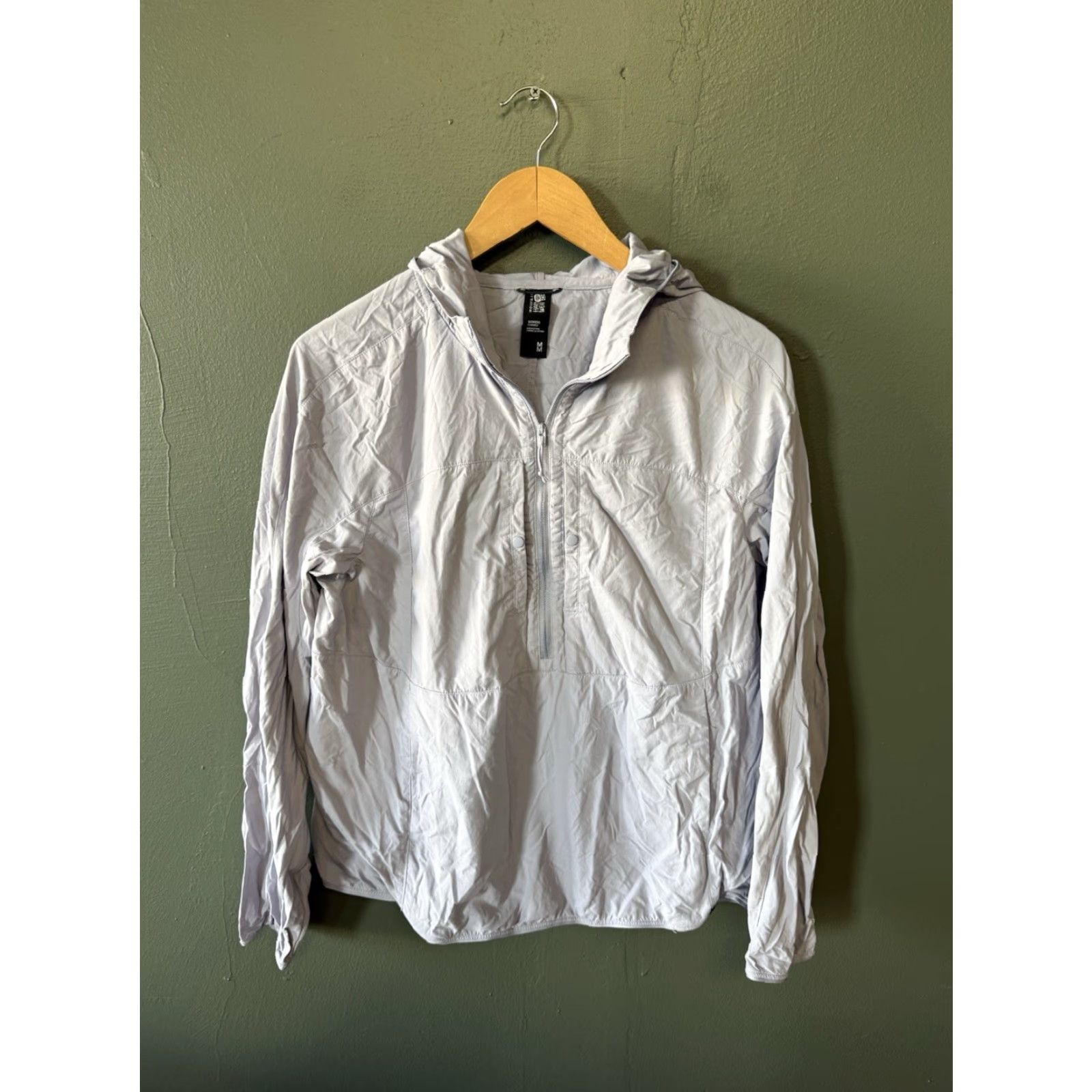 Mountain Hardwear Mountain Hardwear Womens Purple 1/2 Zip Pullover Windbreaker Jacket Size Medium Size M / US 6-8 / IT 42-44 - 2 Thumbnail