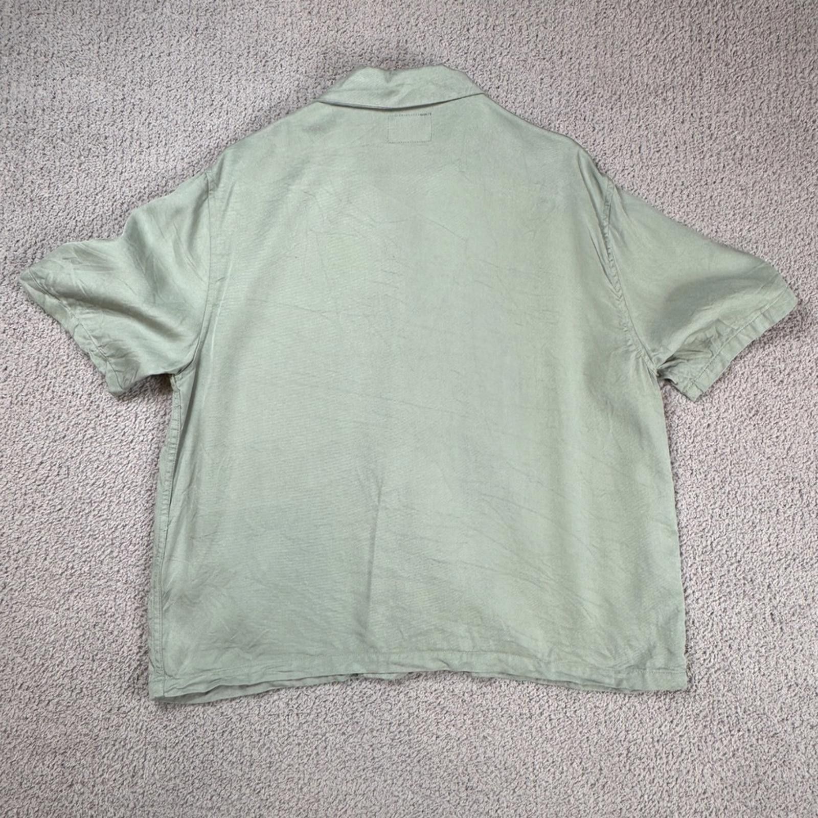 Pacsun PACSUN Shirt Mens Lyocell Short Sleeve Camp Button Up S Size US S / EU 44-46 / 1 - 3 Thumbnail