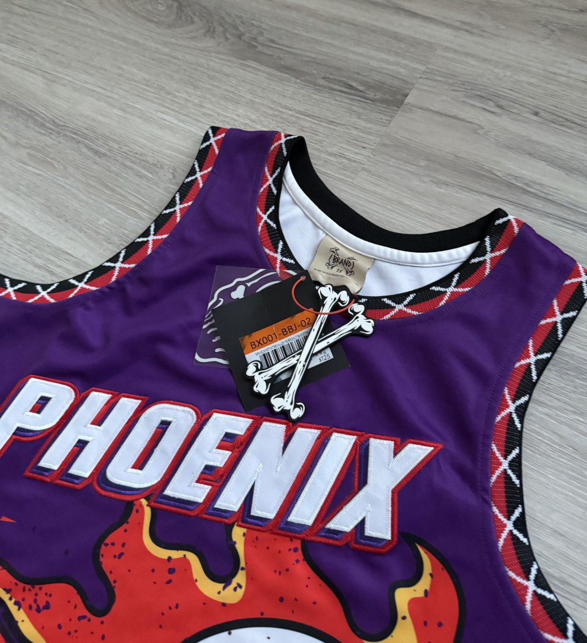 NBA Brand X Devon Booker Phoenix Suns Skeleton Jersey Size US XXL / EU 58 / 5 - 3 Thumbnail