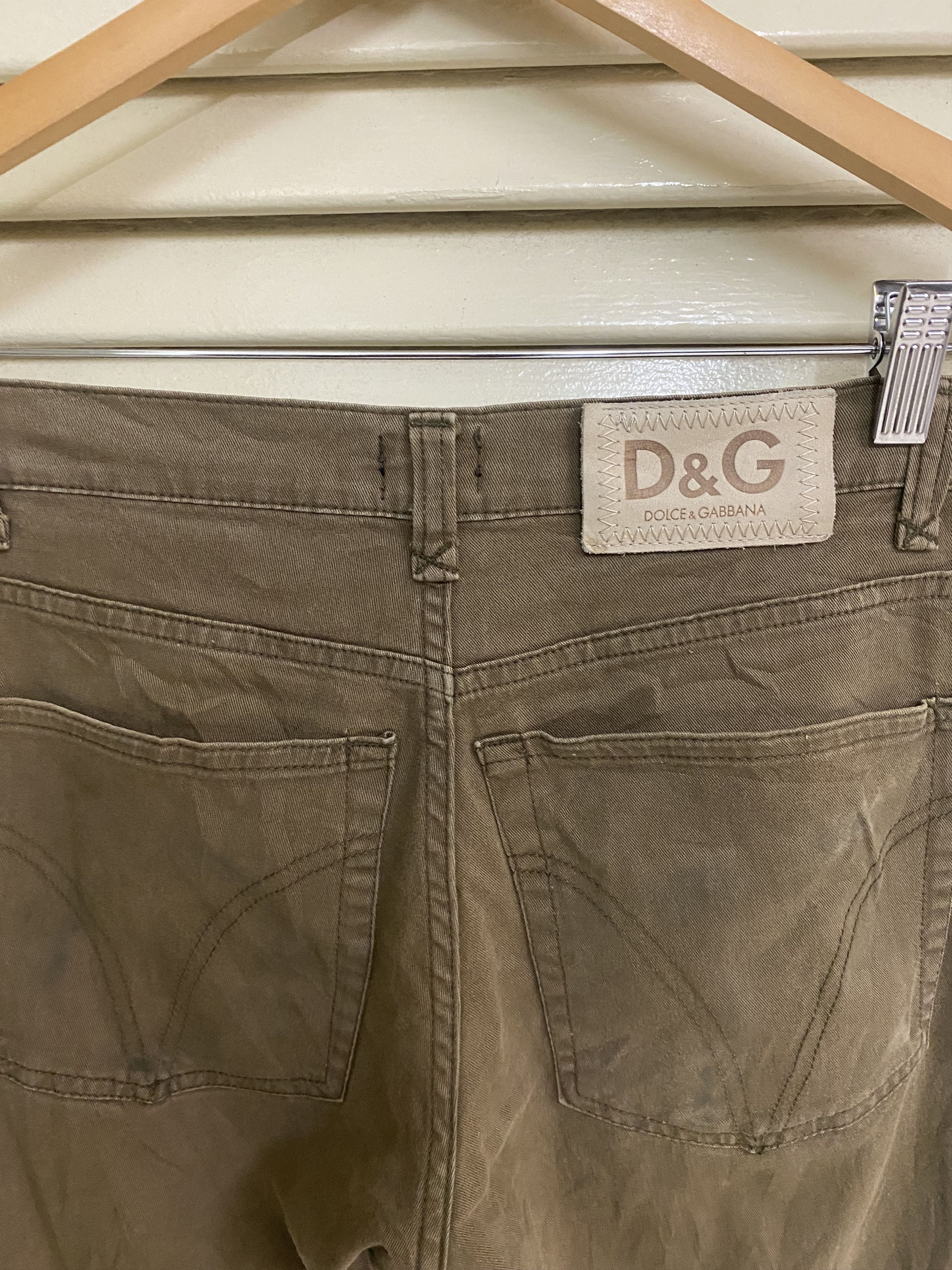 Dolce & Gabbana D&G Dolce Gabbana Slim Fly Button Pants Size US 29 - 5 Thumbnail