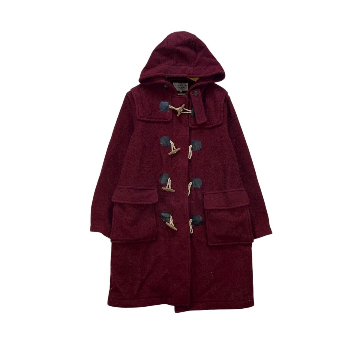 Takeo Kikuchi 💥Japanese Brand Takeo Kickuchi Duffle Long Coat Wool Size US M / EU 48-50 / 2 - 1 Thumbnail