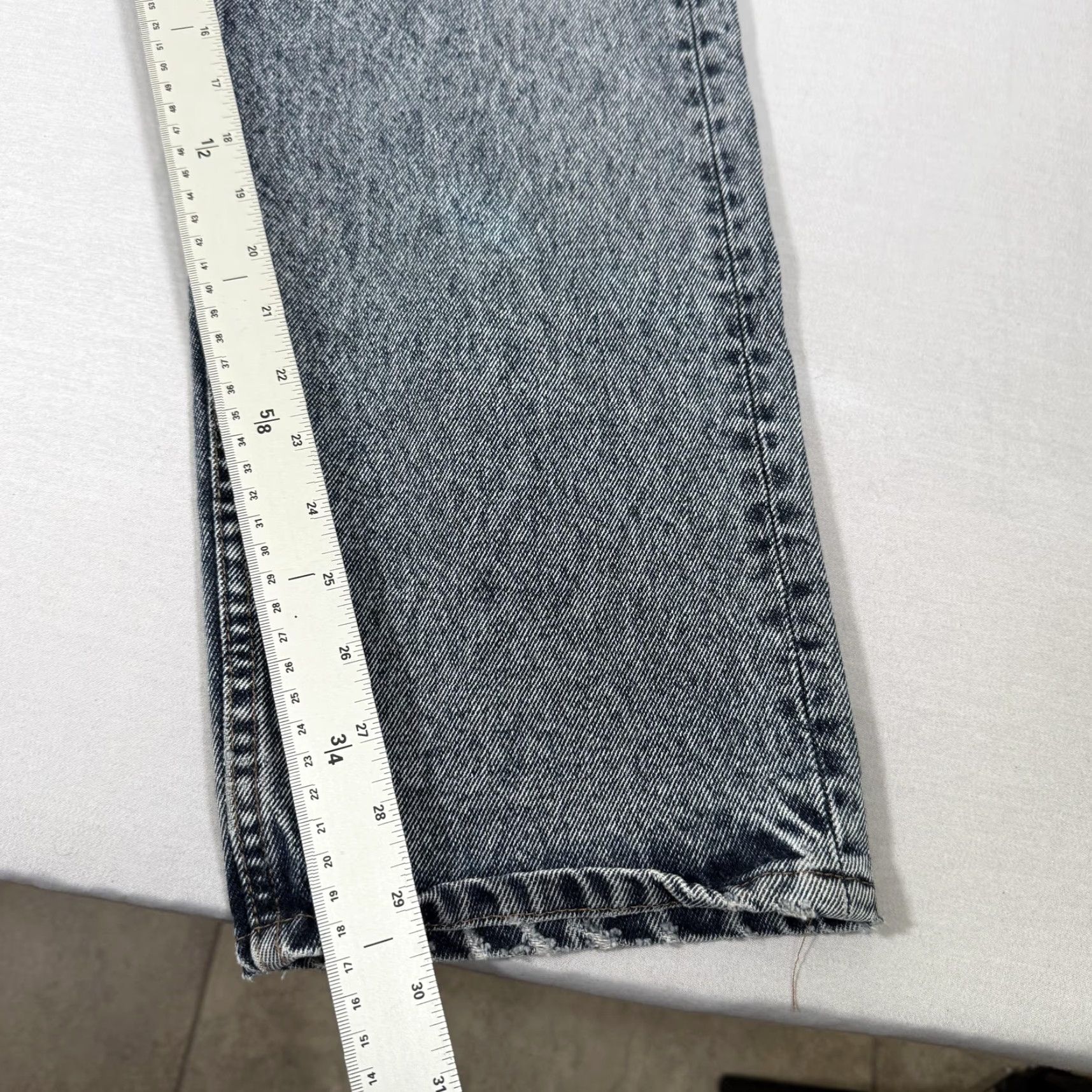 Levi's VINTAGE Levi's 501 Jeans Mens 30x30 Blue Straight Fit Denim Cowboy 90s Size US 30 / EU 46 - 5 Thumbnail