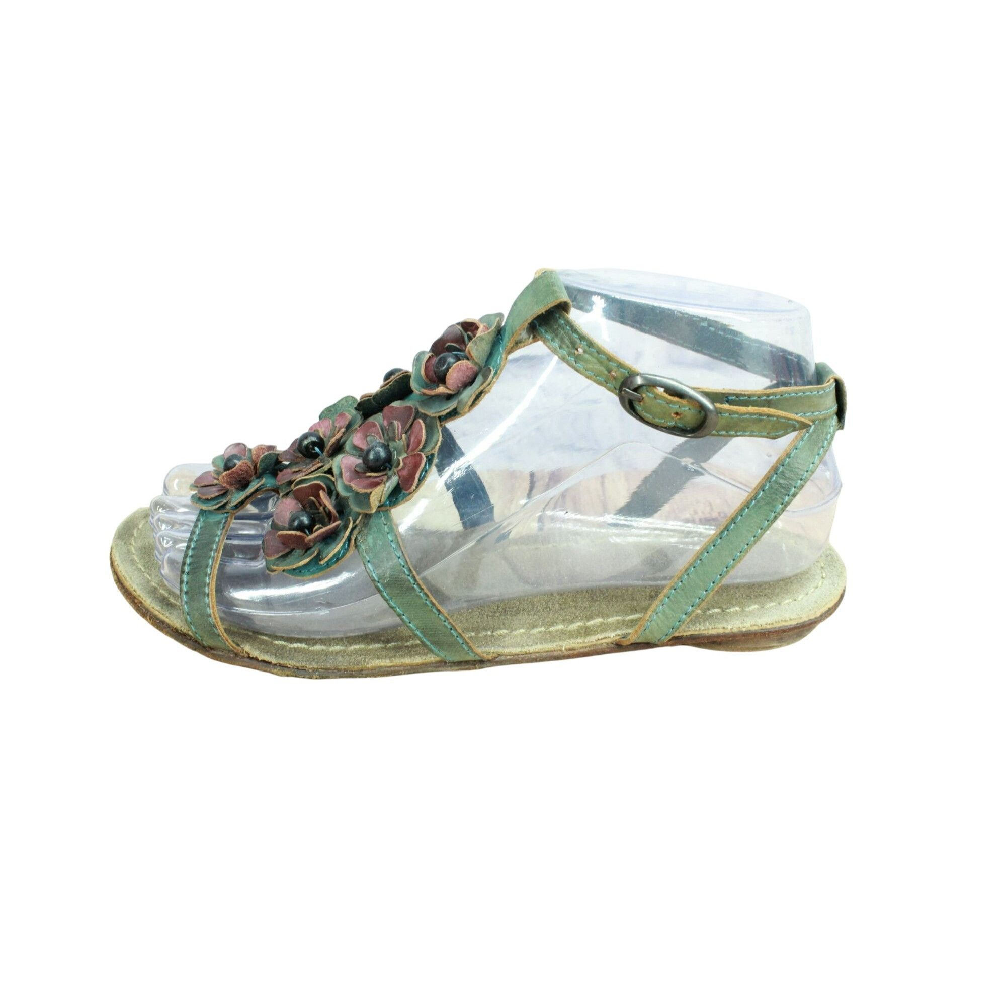 Leather Miss Albright Women's Leather Slingback Flat Sandals Size 7 Size US 7 / IT 37 - 1 Thumbnail