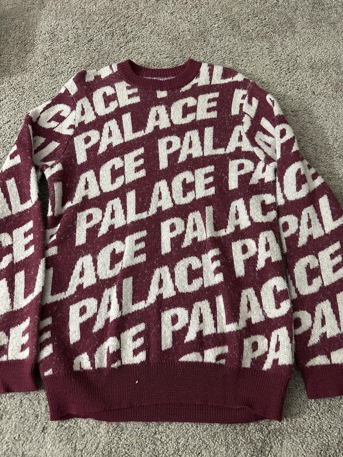 Palace Heavy Stripe Knit Green