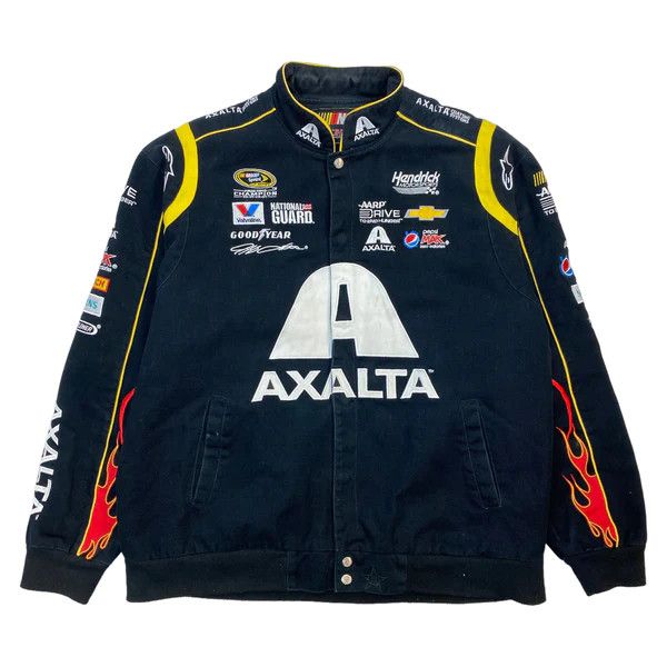 image of Vintage Nascar Axalta Racing Jacket Black, Men's (Size 2XL)