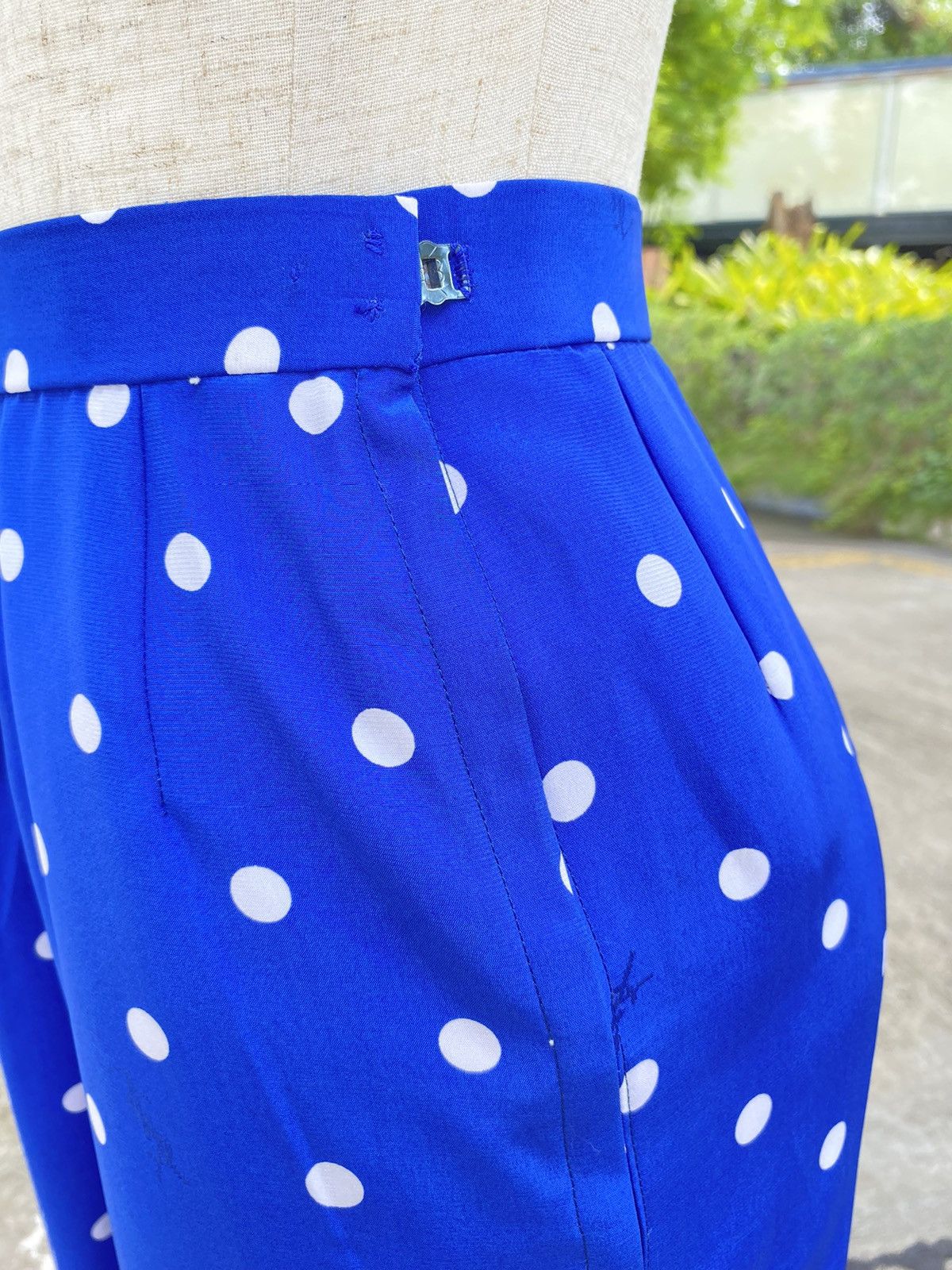 Yves Saint Laurent YSL vintage polka dot skirt