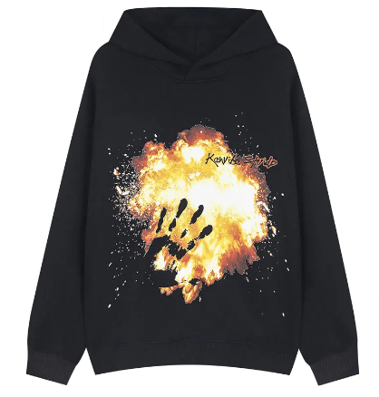 Japanese Brand × Vintage "Fire Hand"- M- Hoodie Size US M / EU 48-50 / 2 - 1 Thumbnail