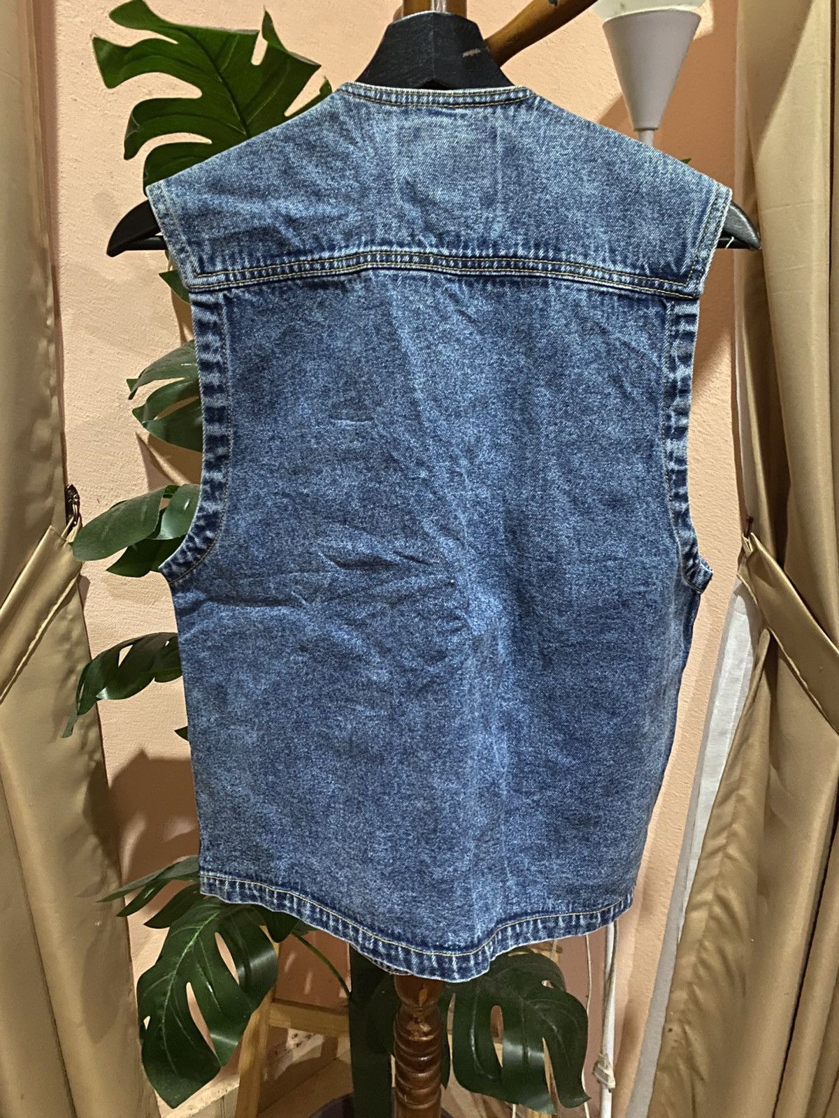 Japanese Brand VINTAGE MANX DENIM UTILITY TACTICAL VEST JACKET Size US M / EU 48-50 / 2 - 8 Thumbnail