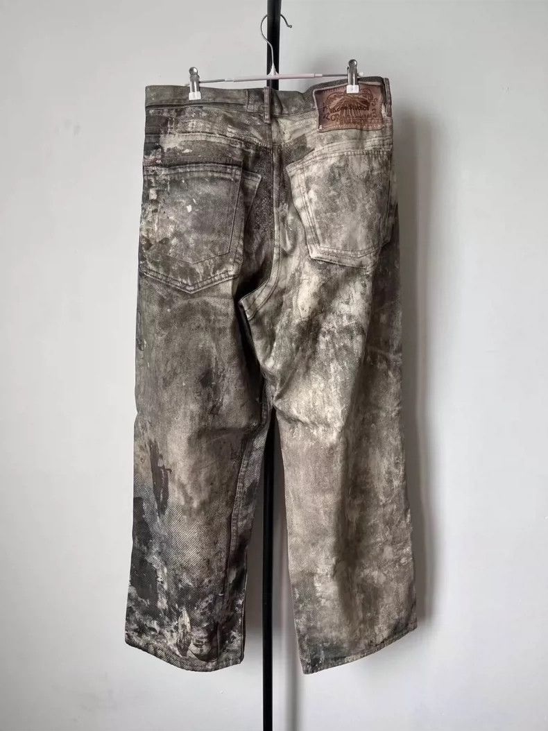 Acne Studios Acne Studios Mud-dyed wasteland optical illusion inkjet di Size US 36 / EU 52 - 2 Thumbnail