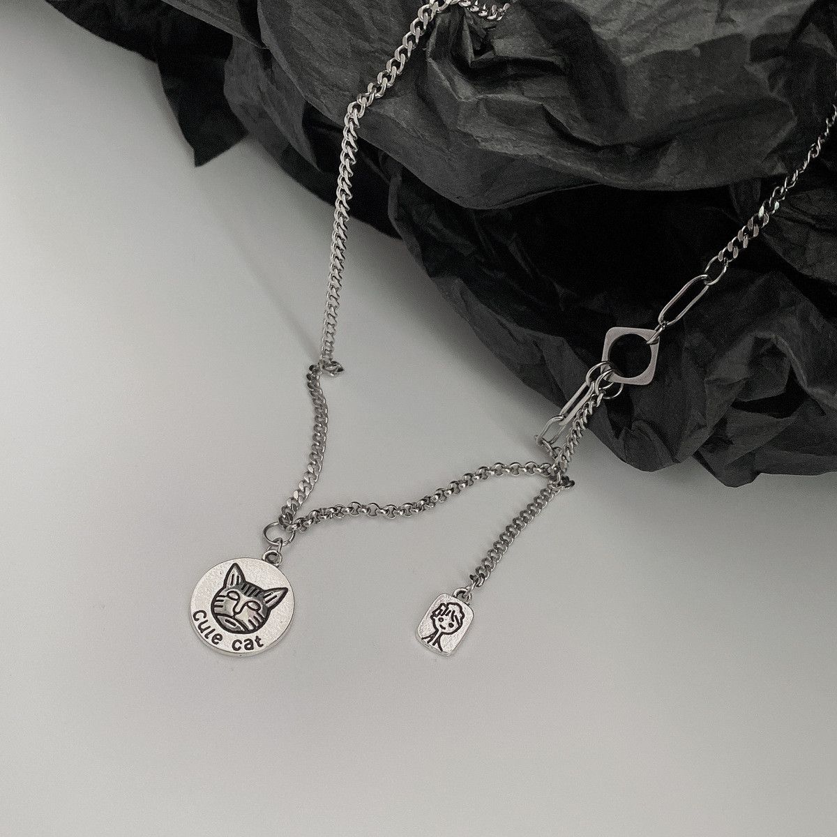 Other Cute Cat Future STEAL! Y2K Chains Necklace Chain Size ONE SIZE - 4 Thumbnail