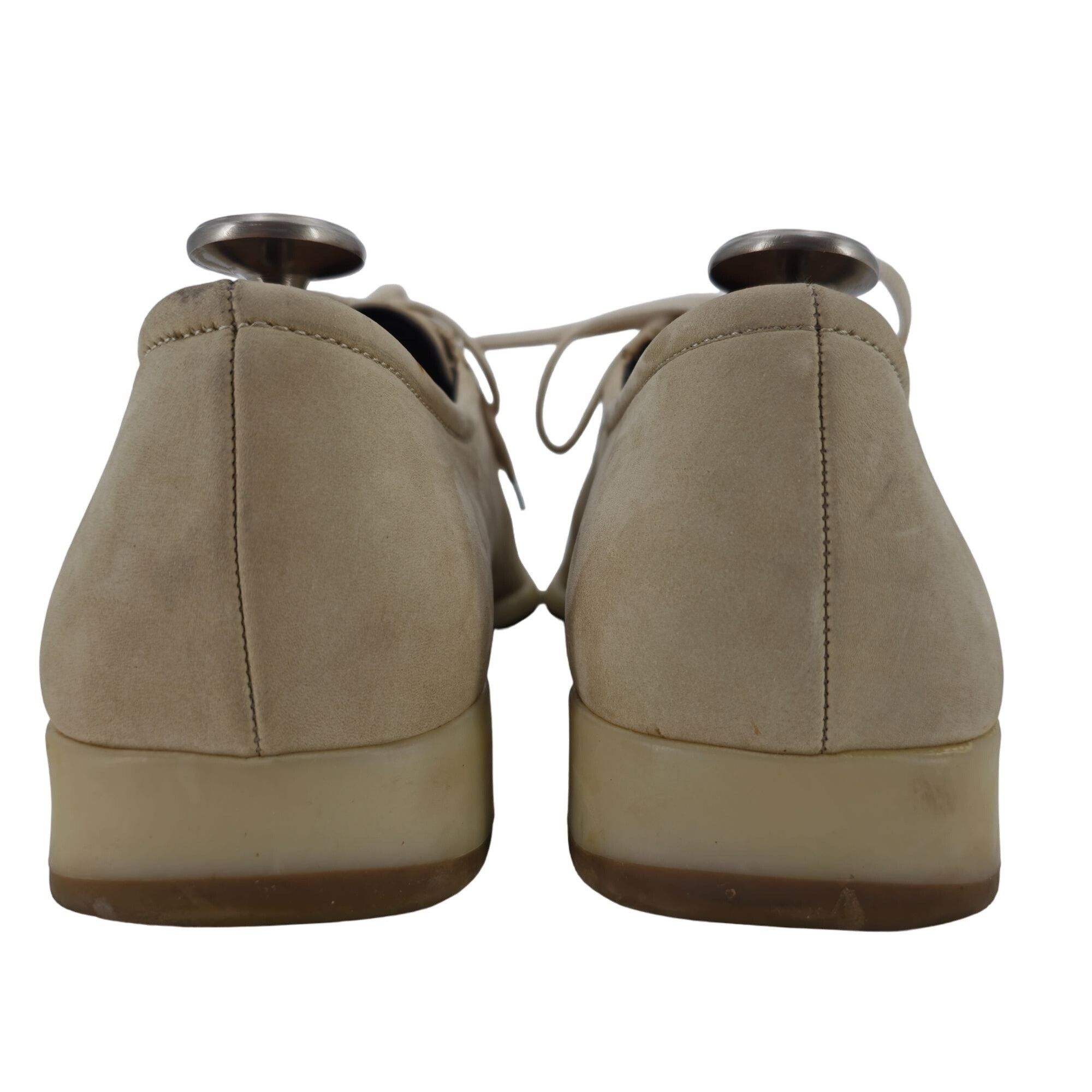 Salvatore Ferragamo Vintage Salvatore Ferragamo Sneaker Men 11 Beige Tan Leather Size US 11 / EU 44 - 5 Thumbnail