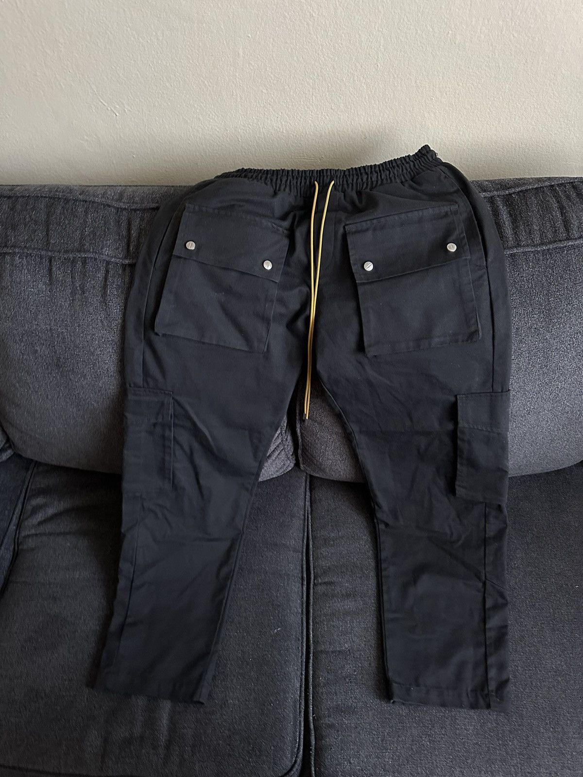 Image of Rhude Cargos in Black, Men's (Size 31)