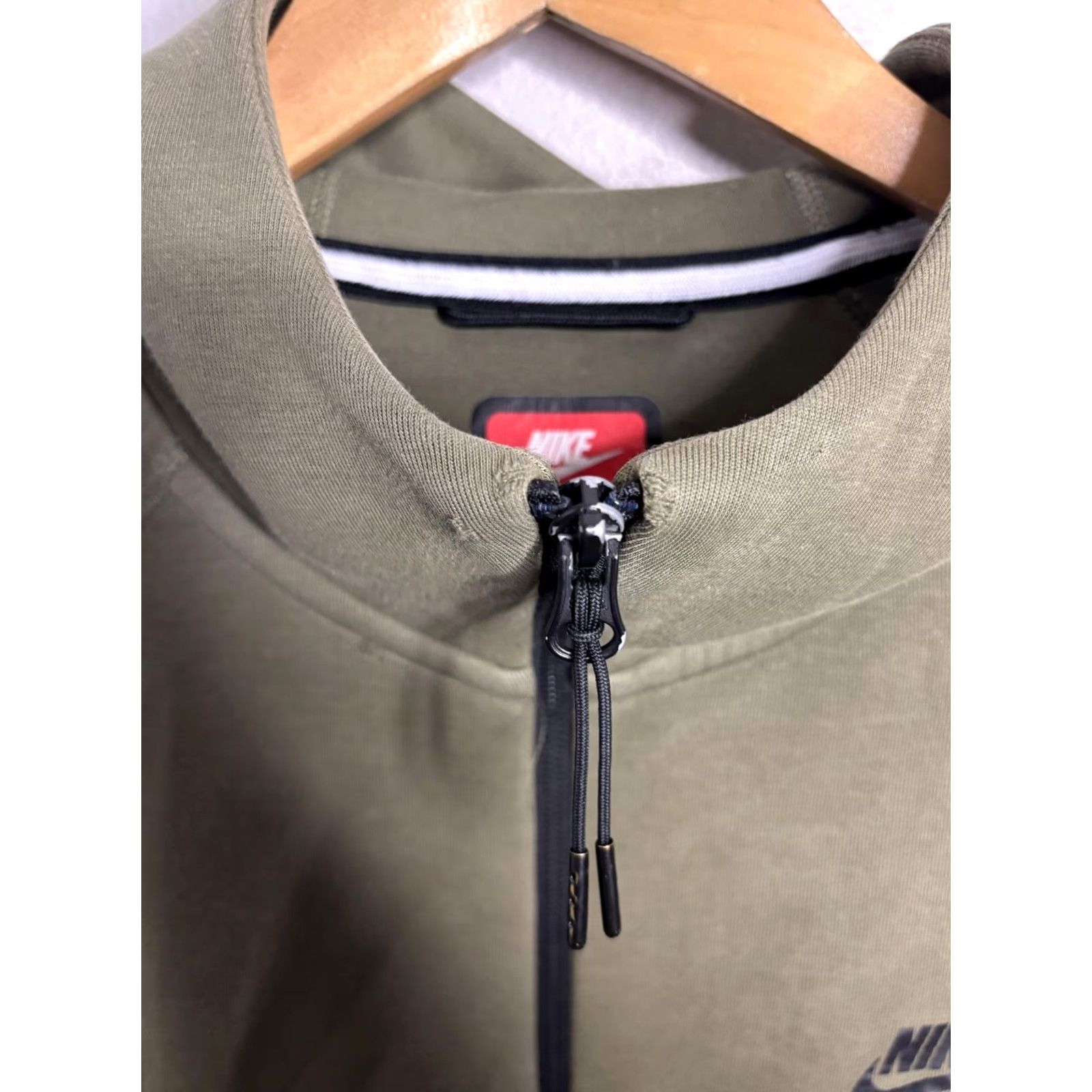 Nike Nike Hoodie Men L Green Full Zip Athletic Jacket Pockets Swoosh Logo Size US L / EU 52-54 / 3 - 3 Thumbnail