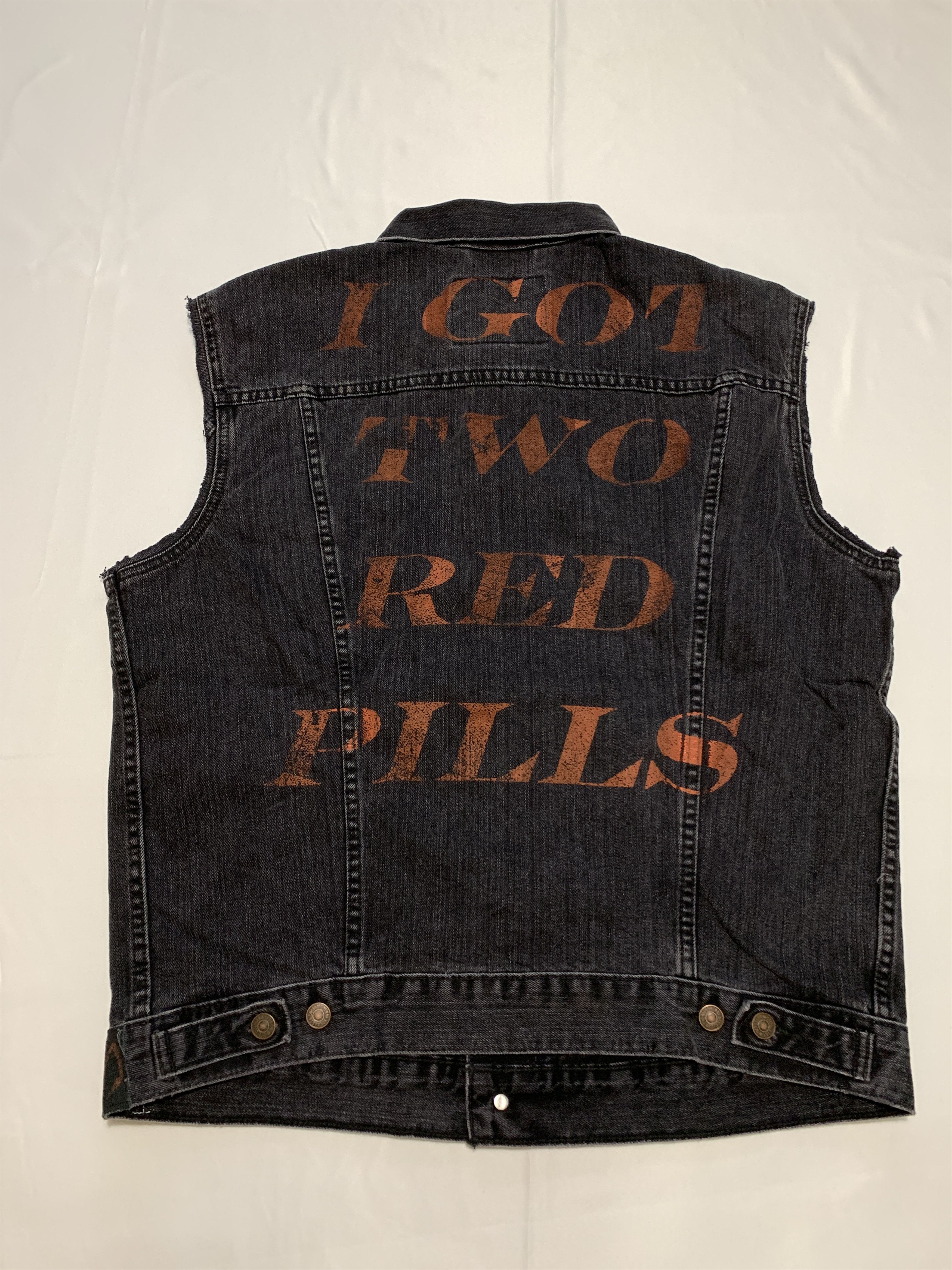Levi's × The Weeknd The Weeknd x Levi's Privilege My Dear Melancholy Denim Vest Size US XL / EU 56 / 4 - 4 Thumbnail