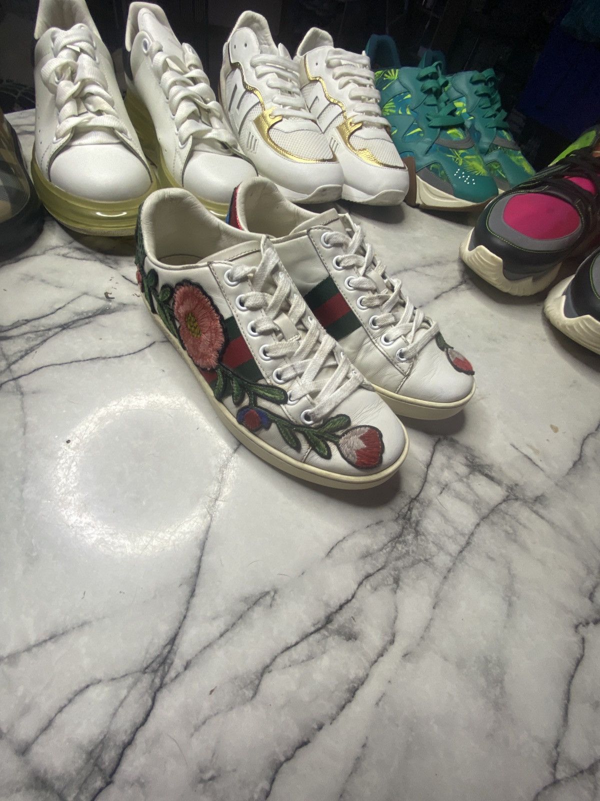 Gucci Gucci ace floral Size US 6 / IT 36 - 5 Thumbnail