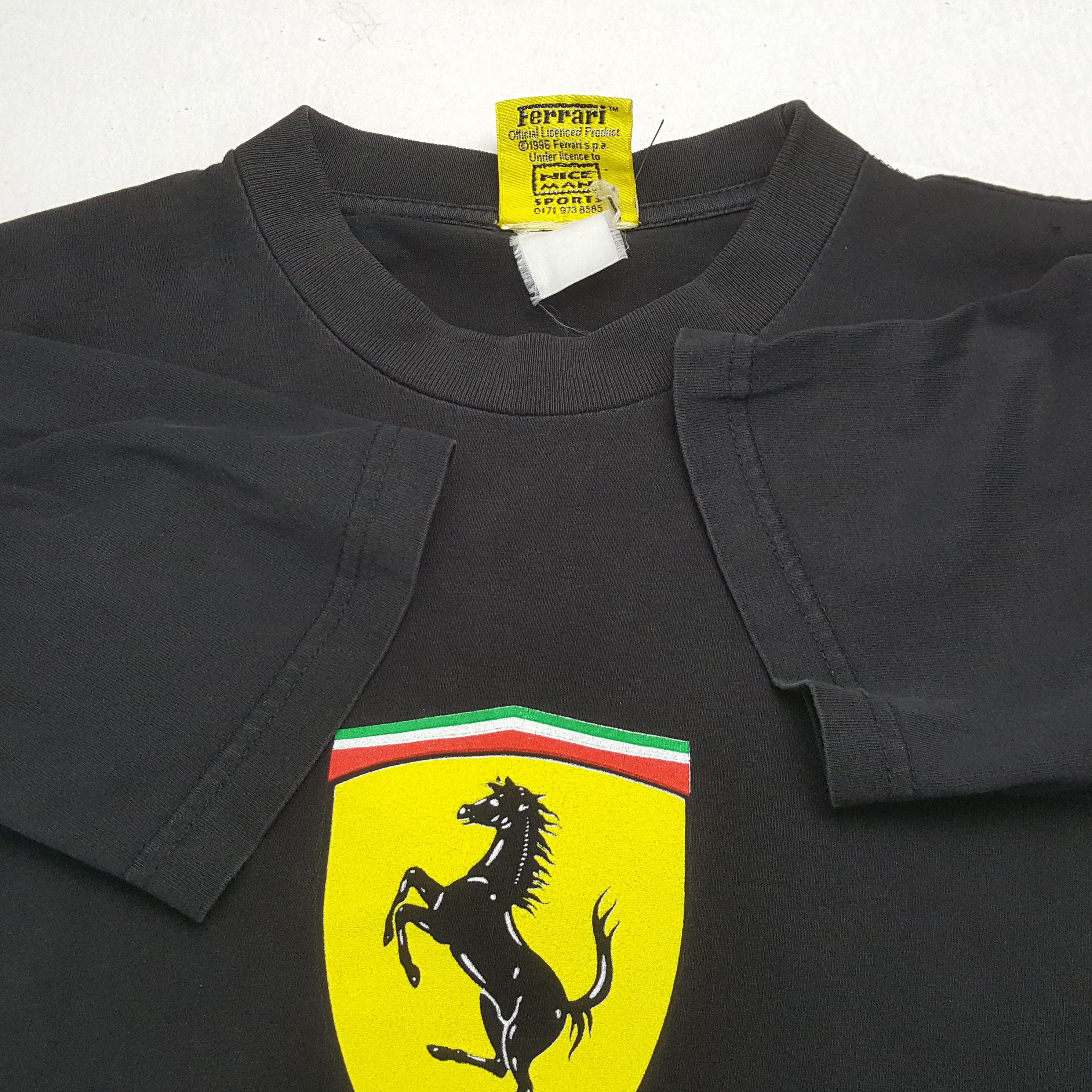 Ferrari × Vintage FERRARI Luxury Cars Brand Logo Design Tshirt Size US S / EU 44-46 / 1 - 7 Thumbnail