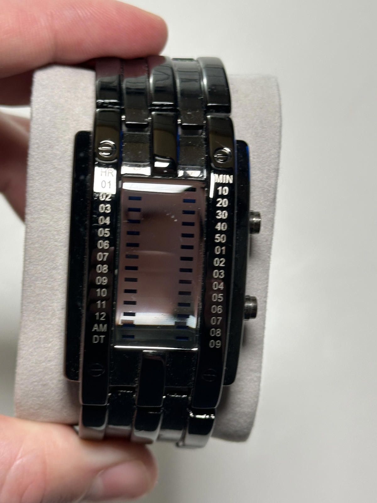 Genetic Manipulation Shinichiro Kuriya Black Digital LED Bracelet Watch Size ONE SIZE - 2 Thumbnail