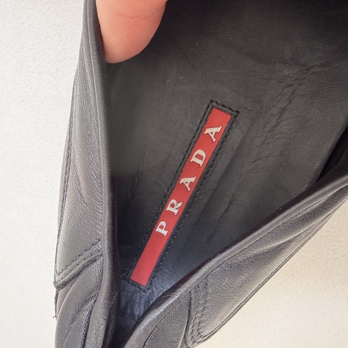 Prada Black Panelled Leather ‘Hybrid’ Loafers Size US 11 / EU 44 - 10 Thumbnail