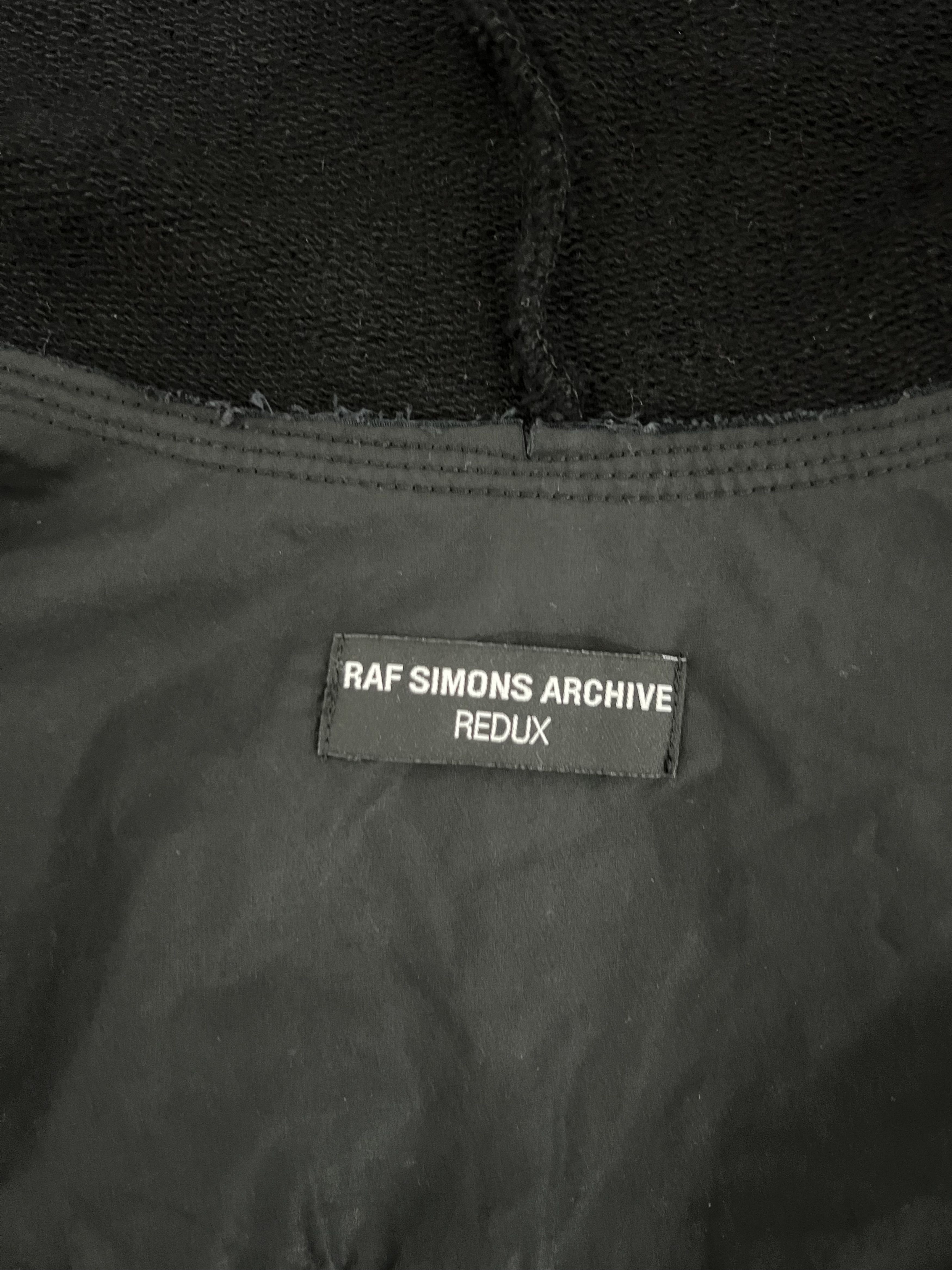 Raf Simons 💚 Raf Simons Redux Fear Generation Sleeveless Hoodie Black Size US M / EU 48-50 / 2 - 8 Thumbnail
