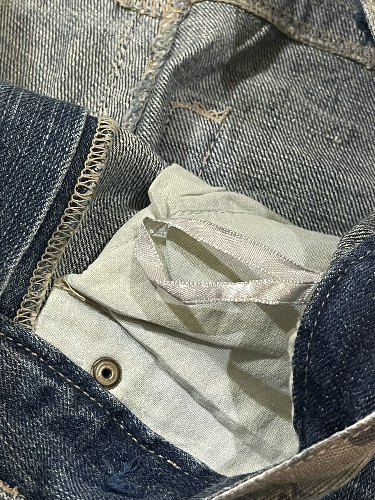 Hysteric Glamour Y2K Japan Patchwork Hysteric Distressed Jeans Denim Size US 32 / EU 48 - 10 Thumbnail