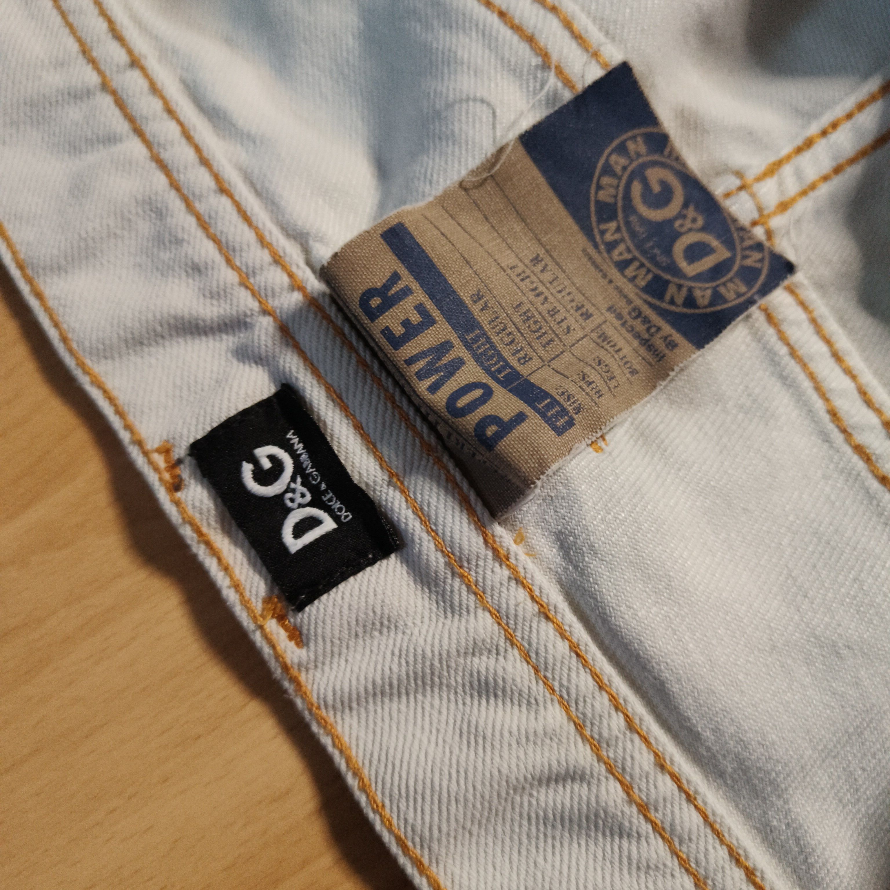 Dolce & Gabbana × Vintage DOLCE&GABBANA Cotton Straight Fit Jeans Made In Morocco Size US 35 - 4 Thumbnail
