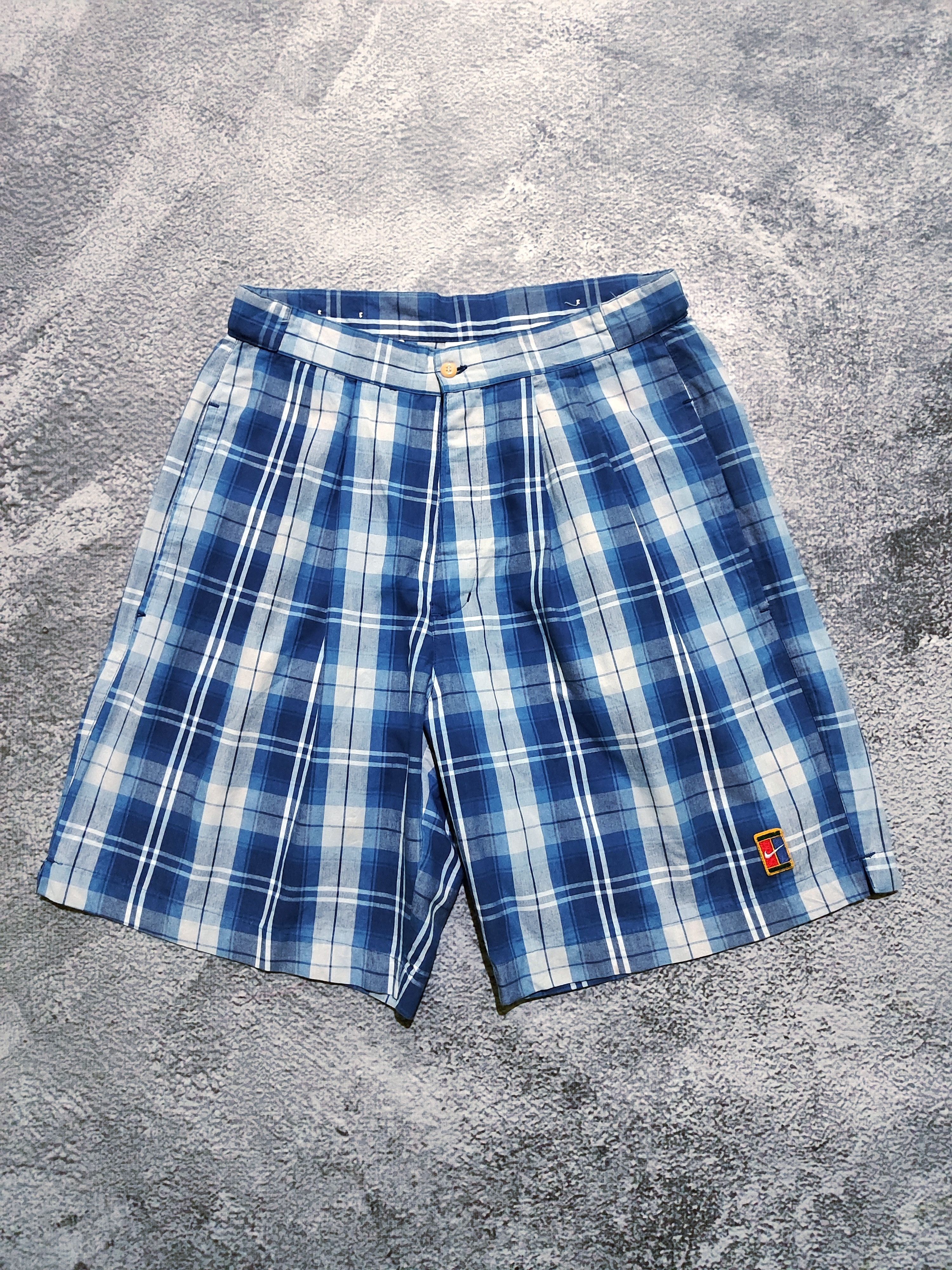 Nike 90s Vintage Nike Tennis Court Shorts Andre Agassi Style Size US 29 - 1 Thumbnail